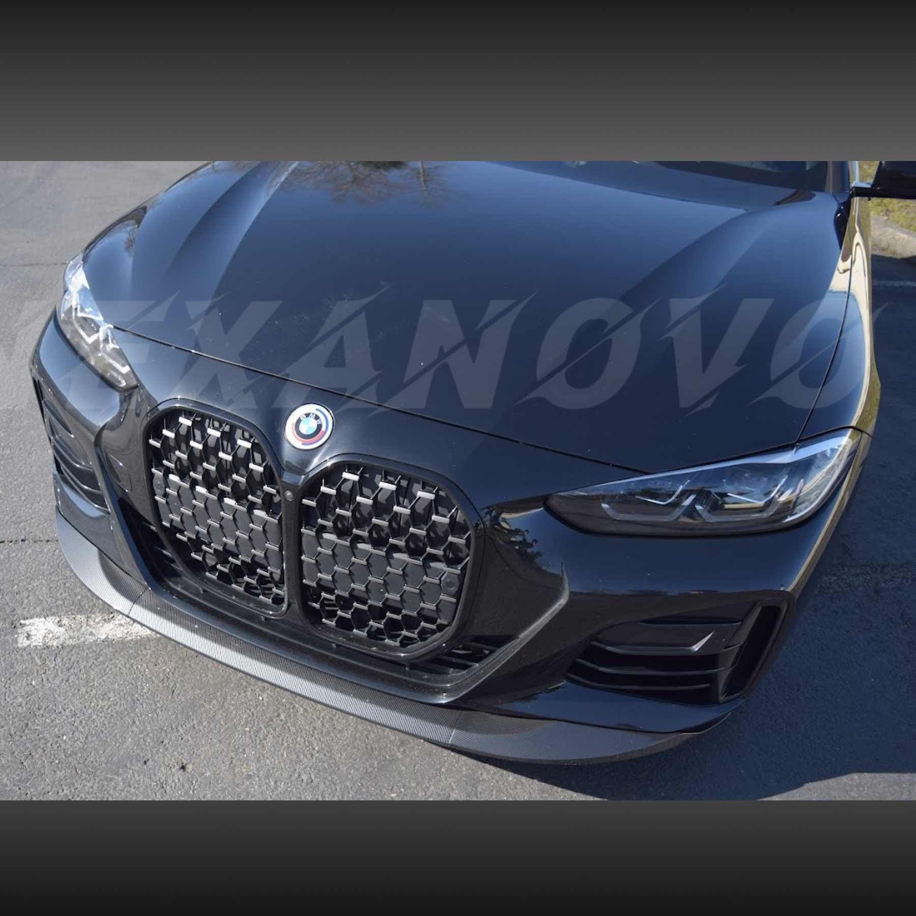 Carbon Fiber Print MP Front Lip for BMW G22/23 430i M440i (2021-2024) NexaNovo