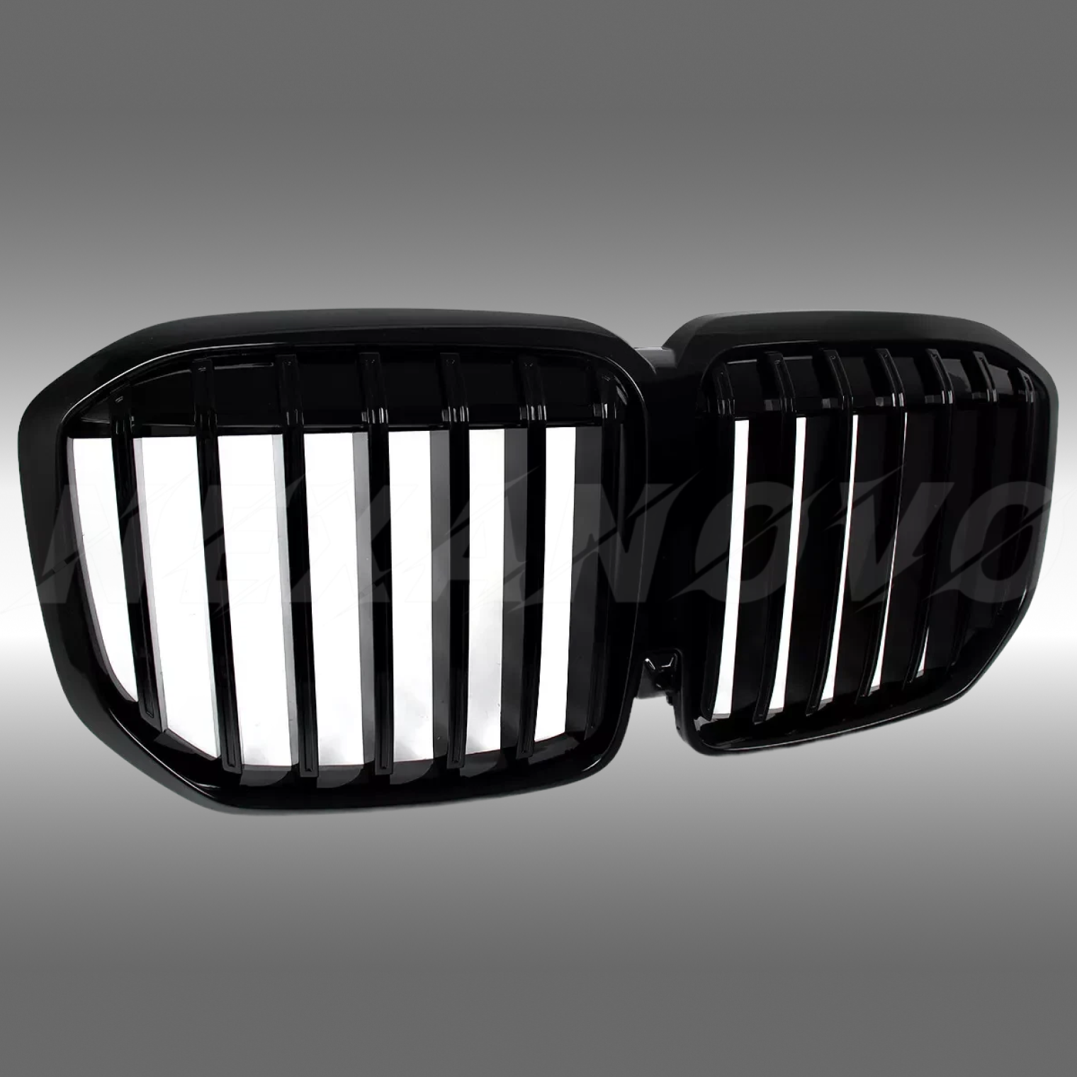 2025 BMW X7 LCI gloss black kidney grille inserts – NexaNovo