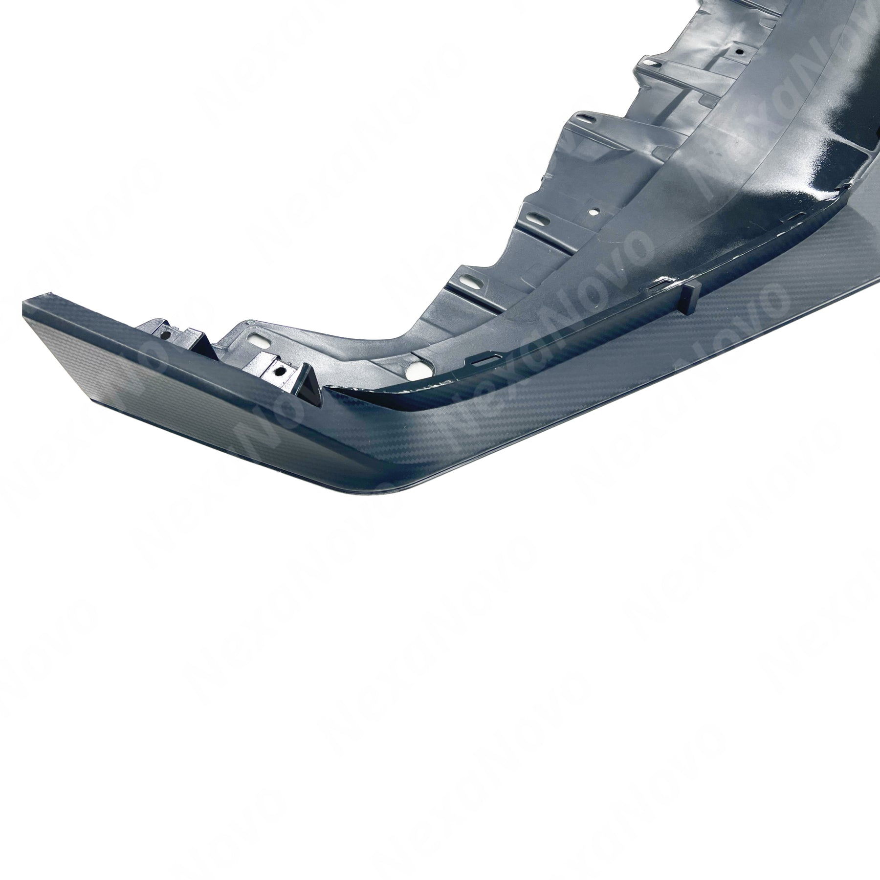 NexaNovo carbon fiber print front lip for Civic Type R Touring Hatchback 2017-2021.