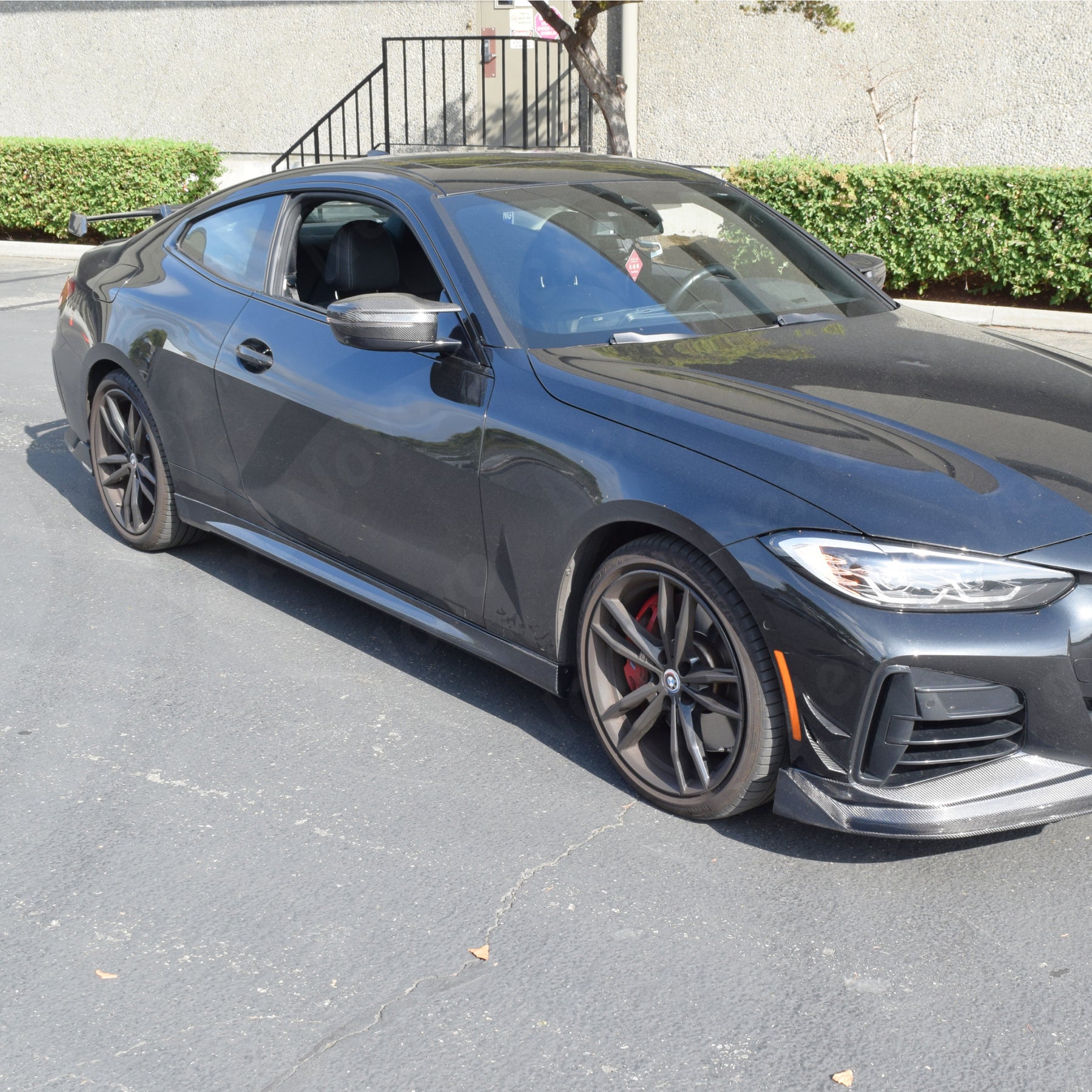 Real Carbon Fiber Racing CSL Style Front Lip Side Skirt For BMW G22/23 430i M440i (2021-2025) NexaNovo
