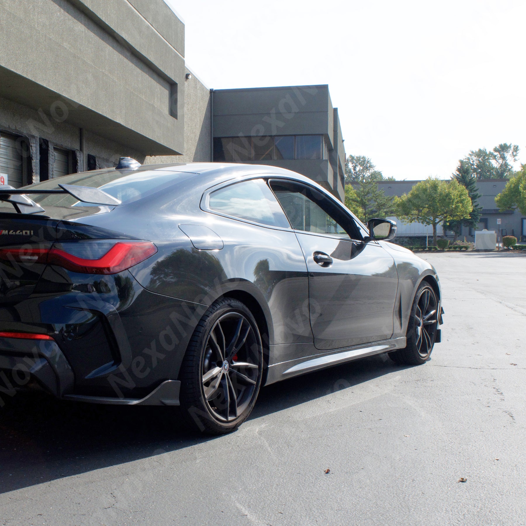 Real Carbon Fiber Racing CSL Style Front Lip Side Skirt For BMW G22/23 430i M440i (2021-2025) NexaNovo