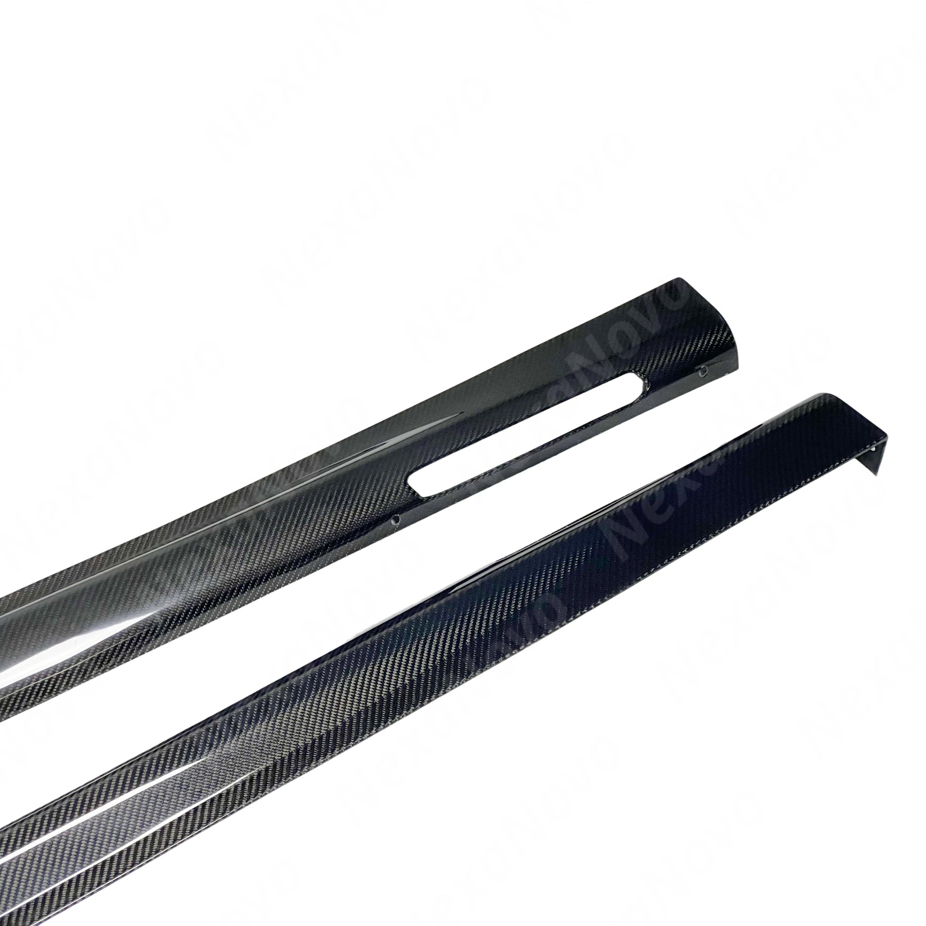Real Carbon Fiber Racing CSL Style Front Lip Side Skirt For BMW G22/23 430i M440i (2021-2025) NexaNovo