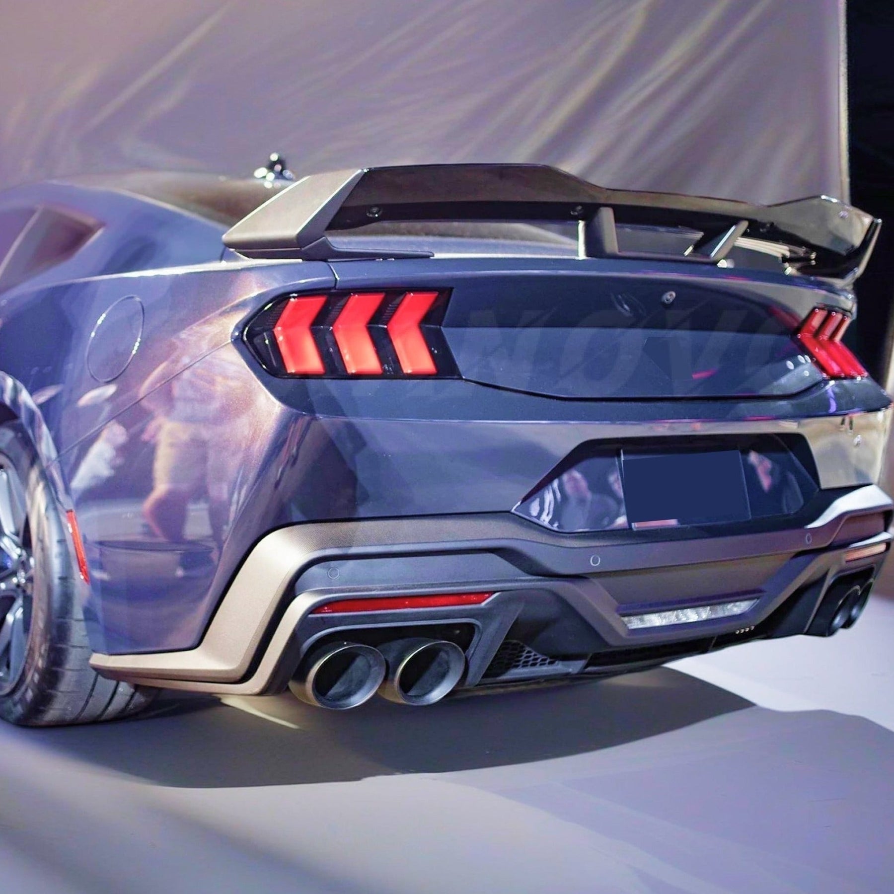 NexaNovo Dark Horse Style Rear Trunk Lip Spoiler Wing for 2024 Ford Mustang GT