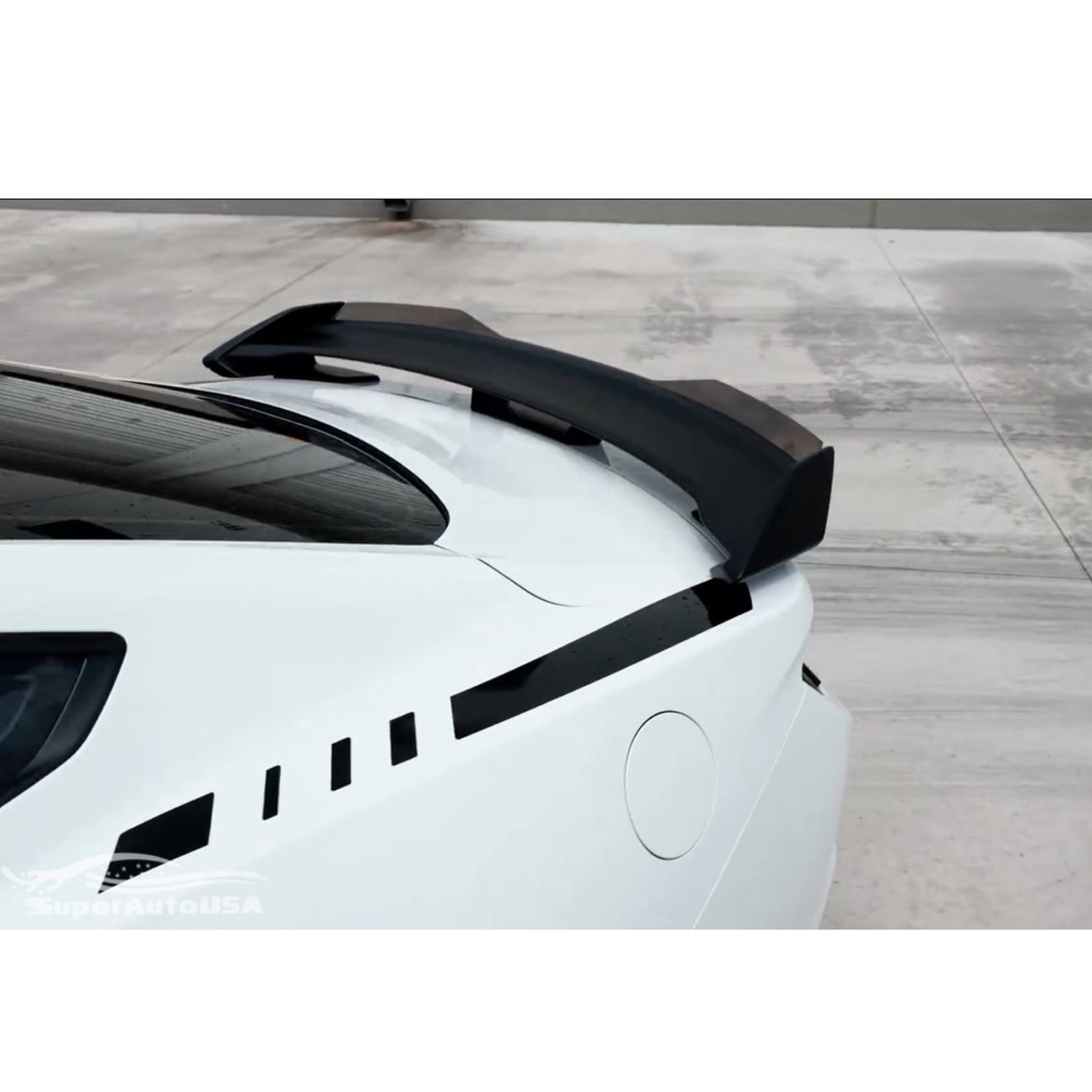 2024 Ford Mustang GT Dark Horse Style Rear Trunk Wing with Removable Gurney Flap NexaNovo
