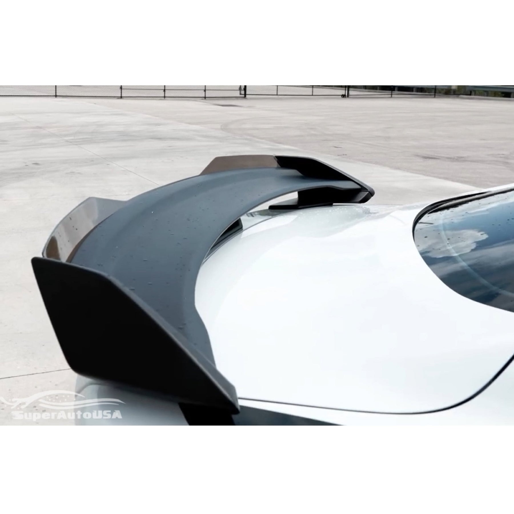 2024 Ford Mustang GT Dark Horse Style Rear Trunk Spoiler Wing with Removable Gurney Flap NexaNovo