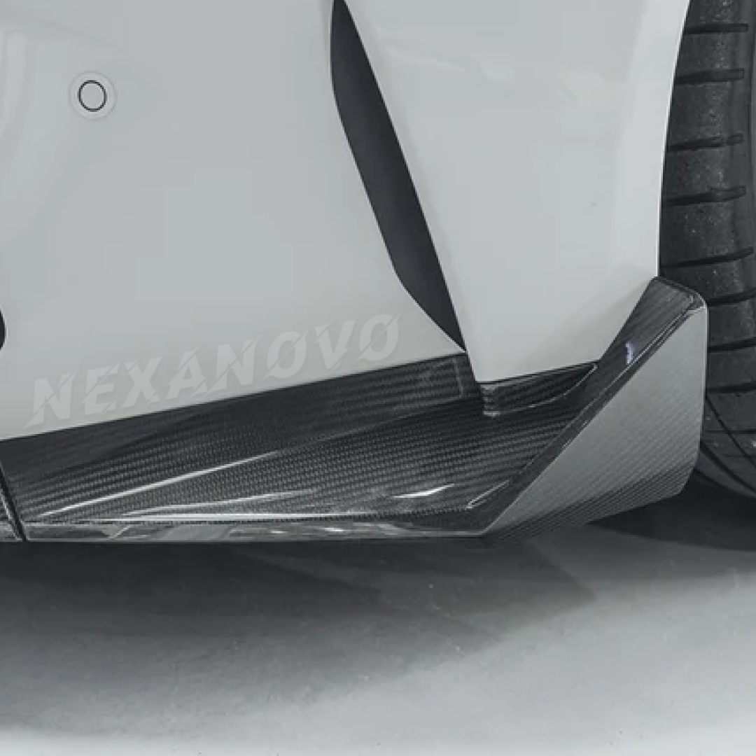 CS Style Real Carbon Fiber Front Splitter for 2021 BMW M3 by NexaNovo