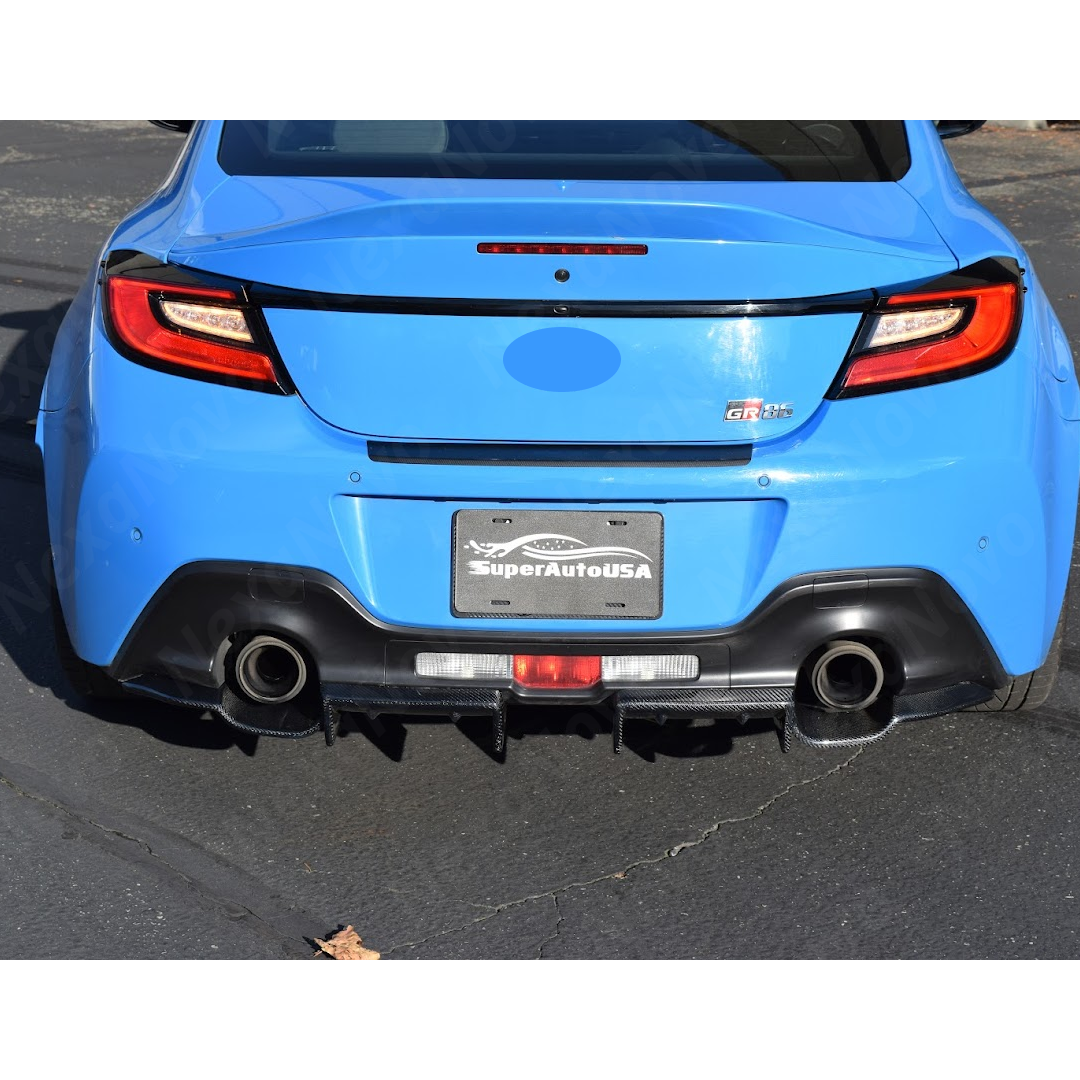 Real Carbon Fiber Rear Bumper Lower Diffuser For Toyota GR86 (2022-2025) NexaNovo