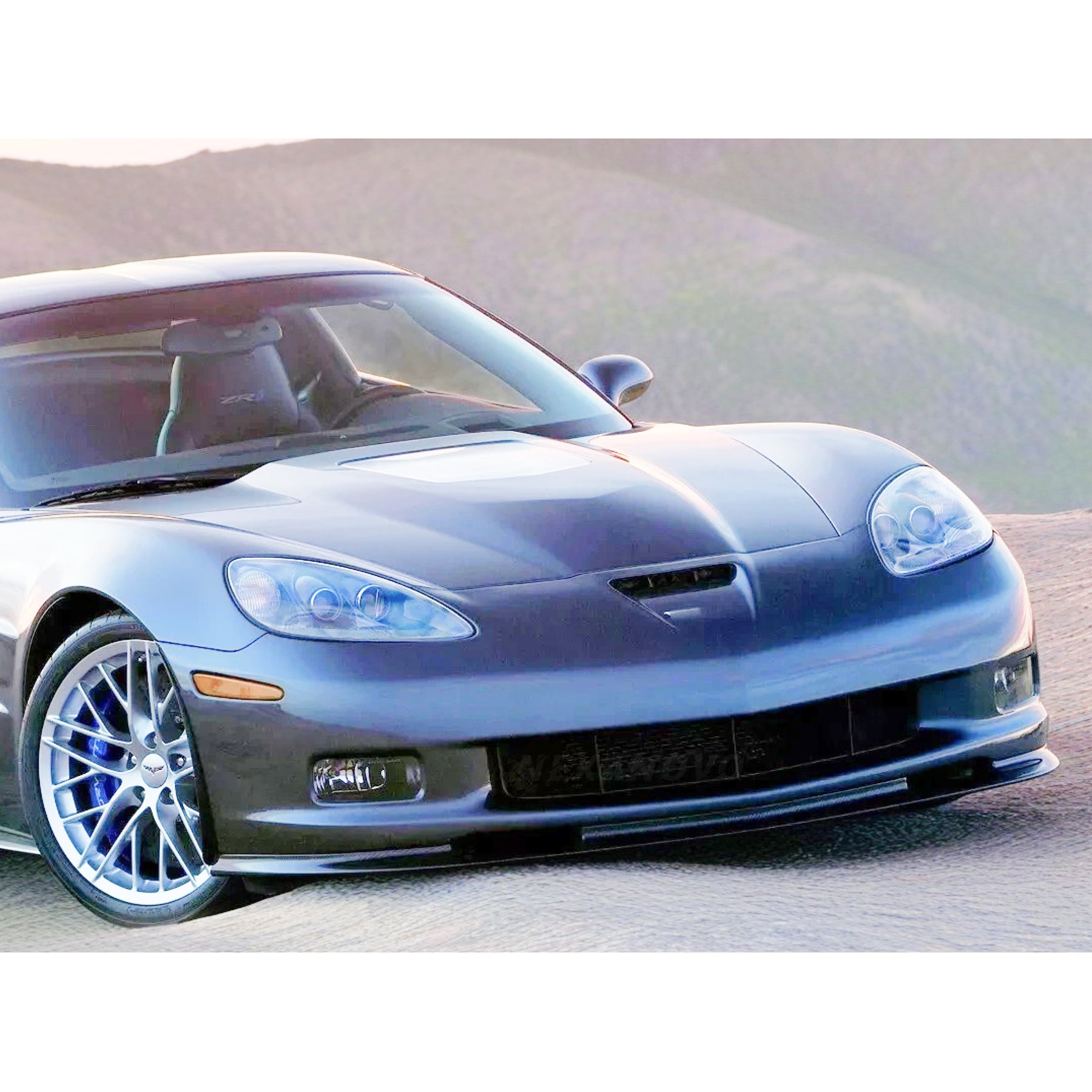 2013 Chevrolet Corvette C6 ZR1 Style Front Splitter Lip by NexaNovo
