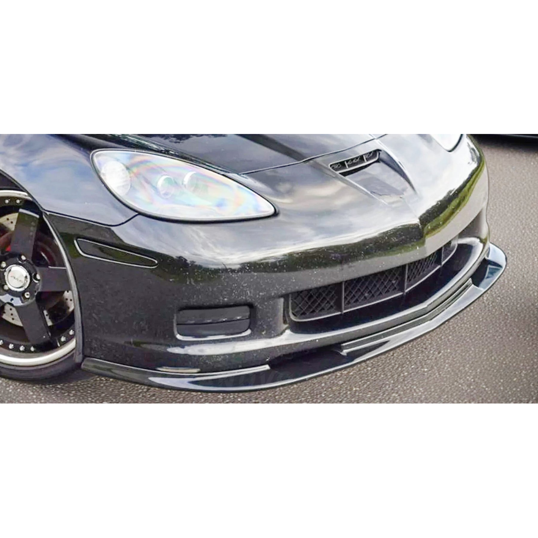 2009 Chevrolet Corvette C6 ZR1 Style Front Lip Spoiler by NexaNovo