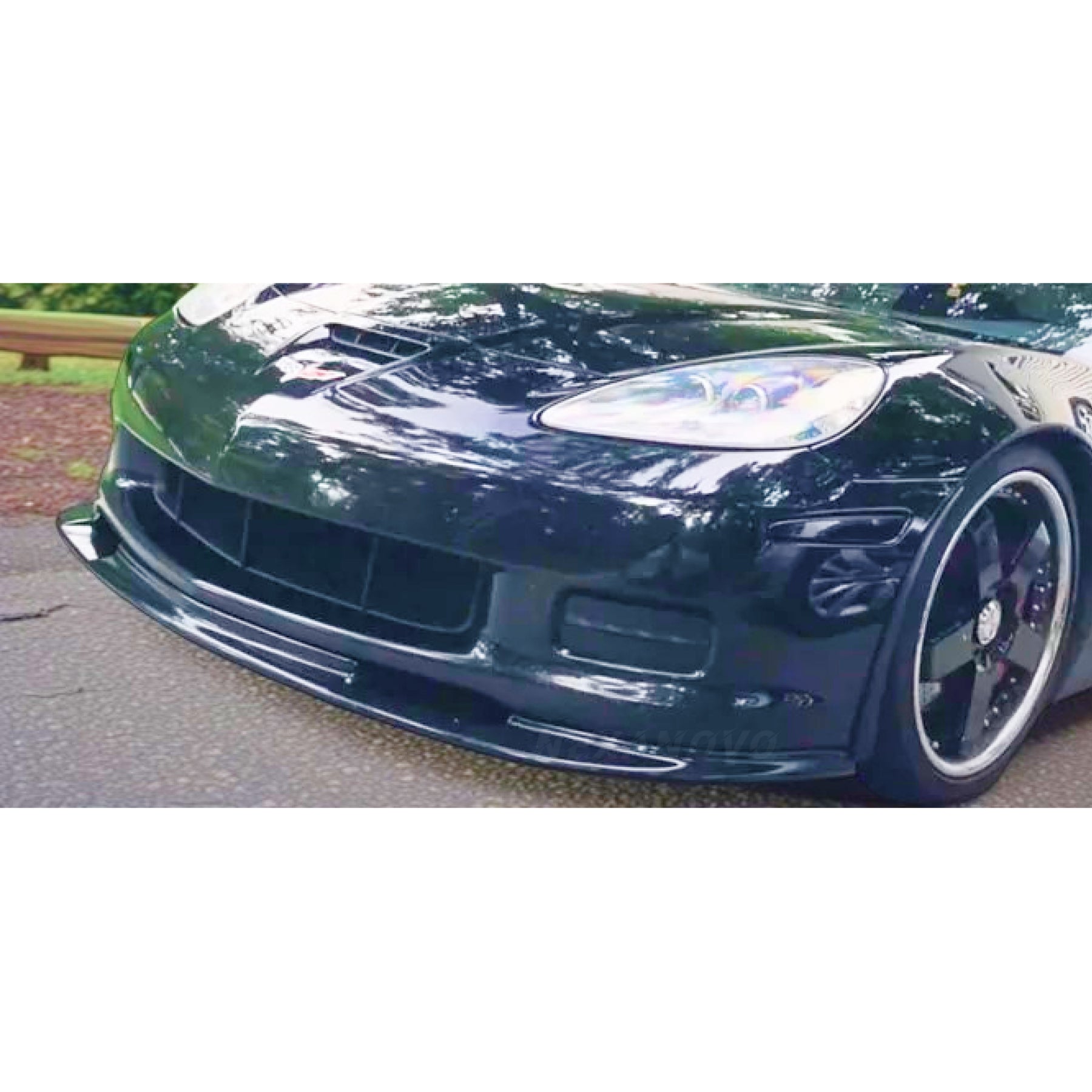 2013 Chevrolet Corvette C6 ZR1 Style Front Bumper Lower Lip Spoiler Kit by NexaNovo