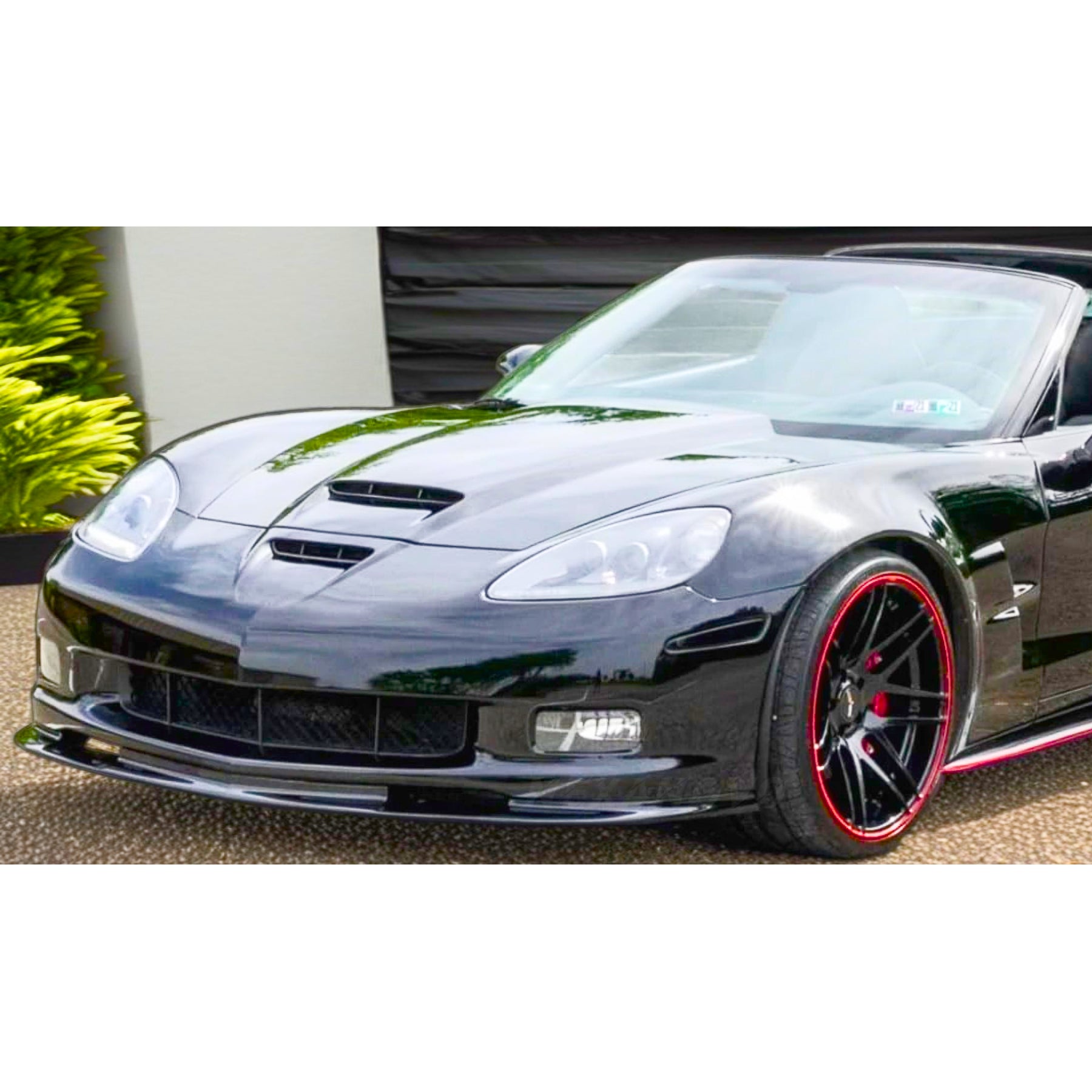 ZR1 Style Front Spoiler in Car for 2008 Chevrolet Corvette C6 by NexaNovo
