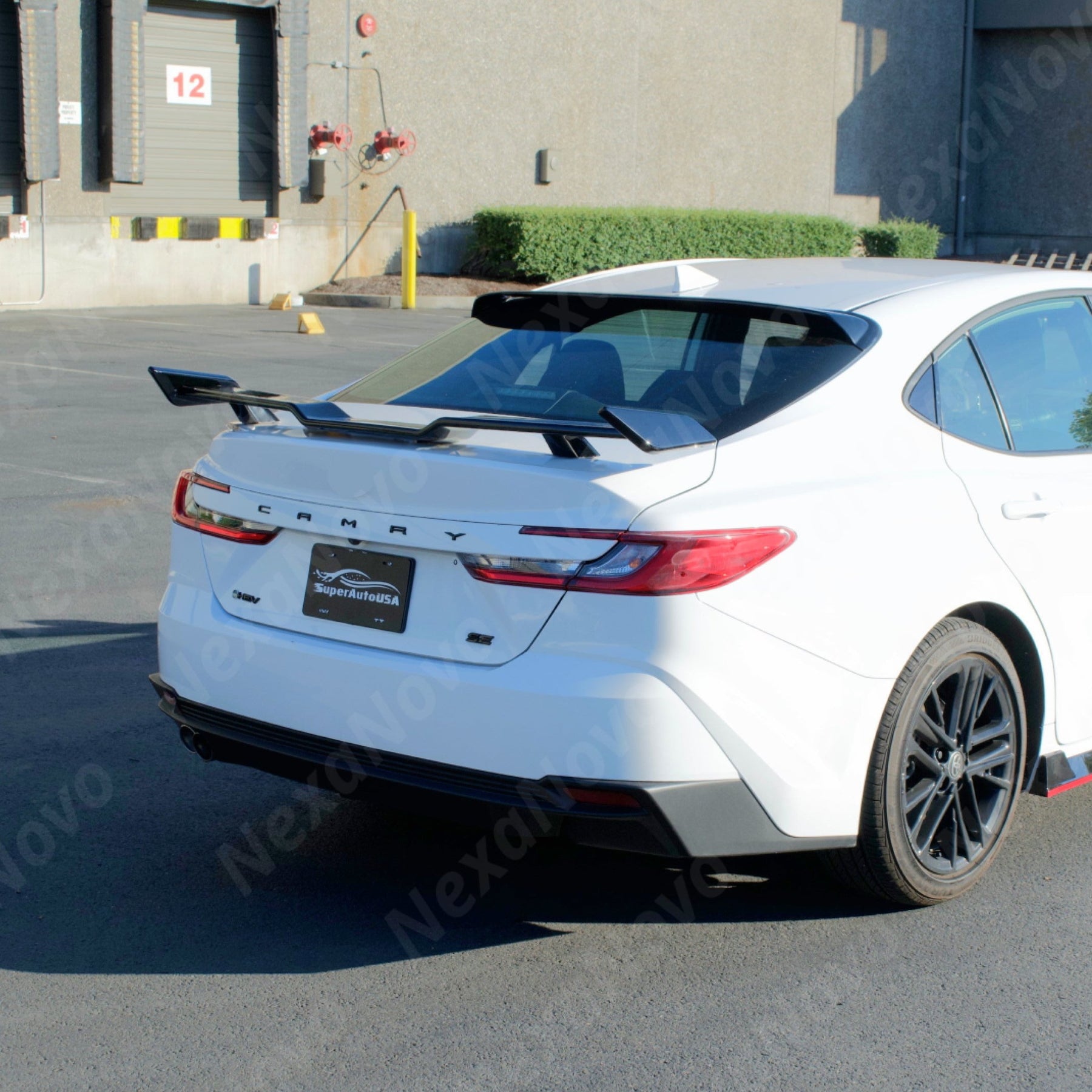 High-Quality Gloss Black Rear Trunk Spoiler Wing for 2026 Toyota Camry by NexaNovo