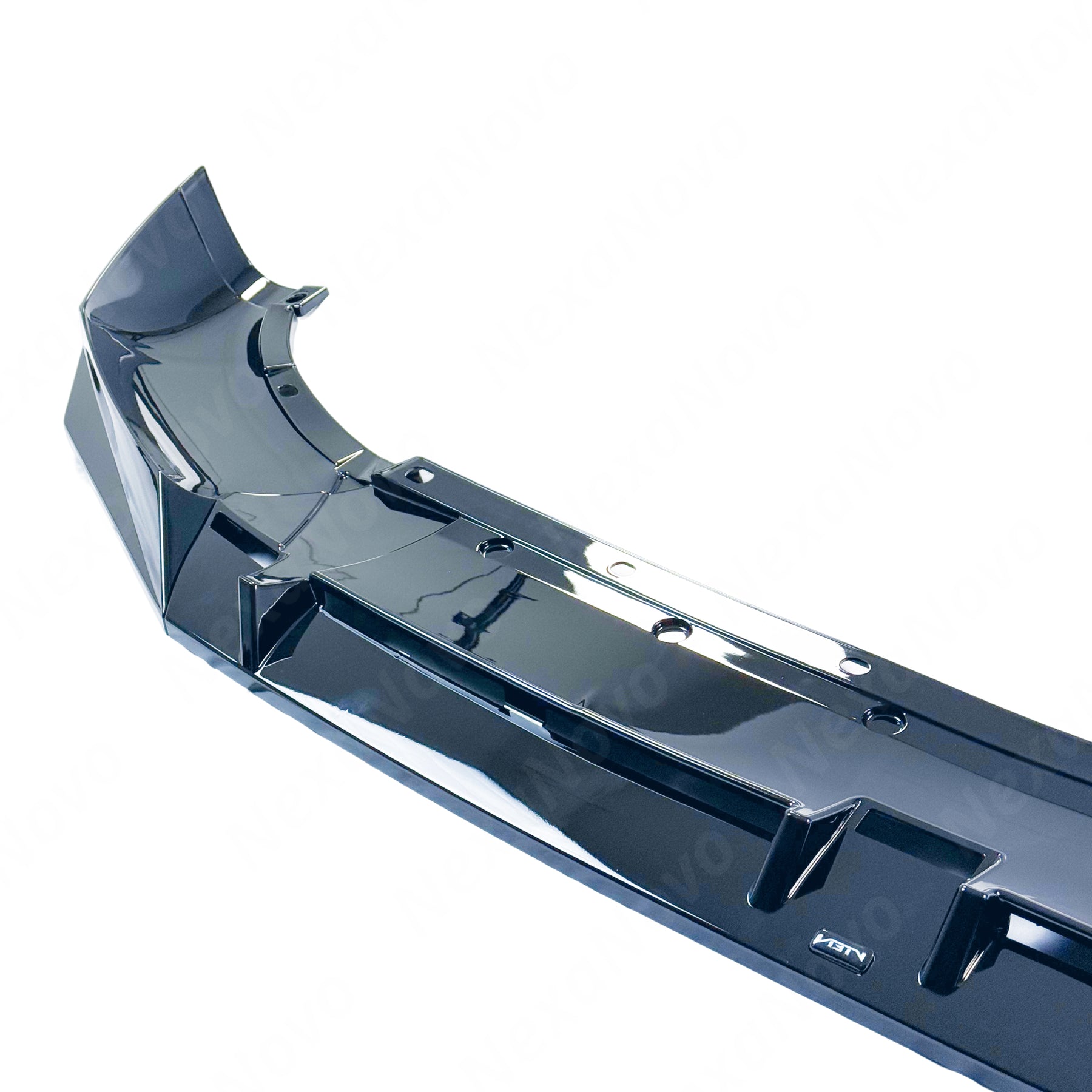 NexaNovo gloss black lower bumper spoiler for BMW X3 G01 LCI 2022-2024.