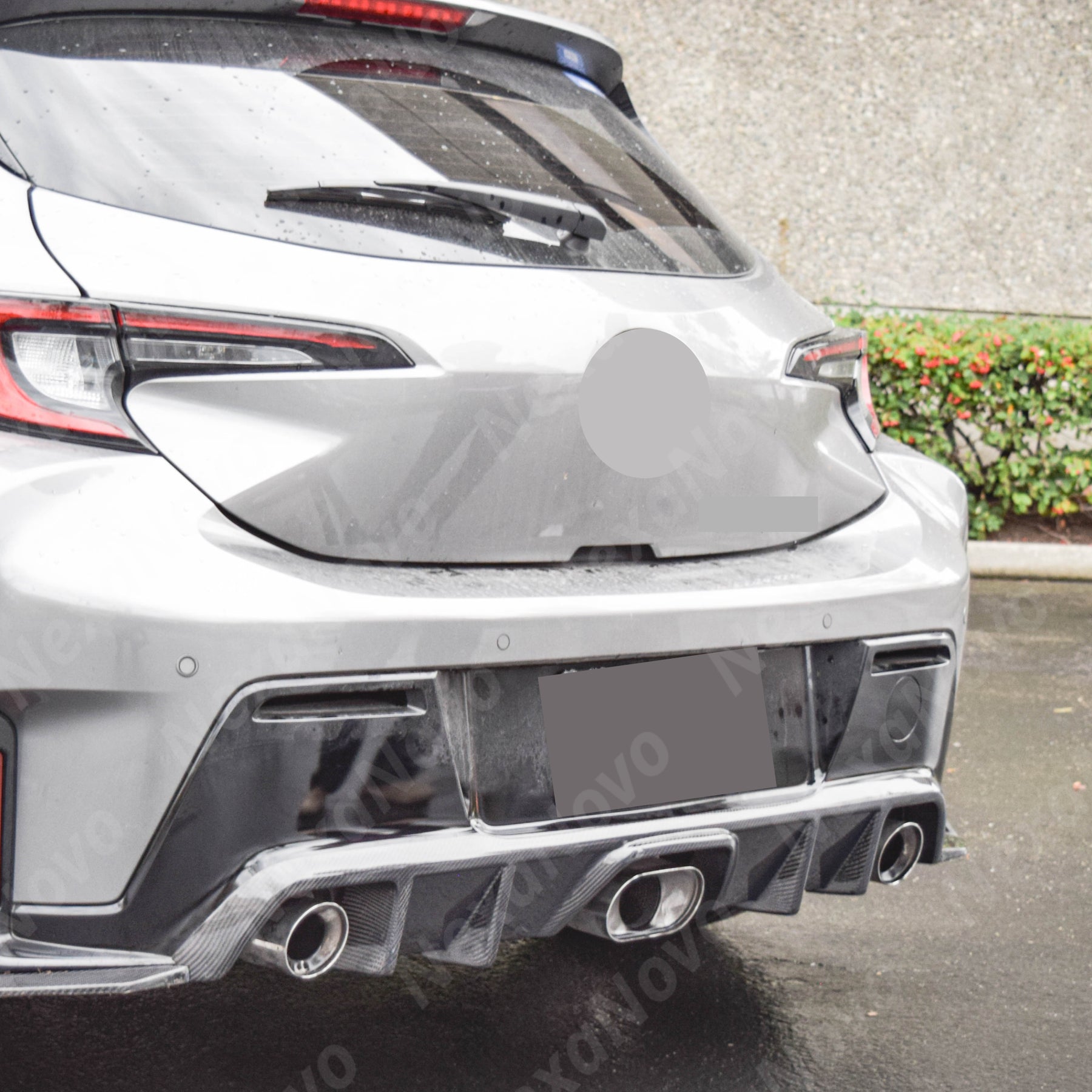 NevaNovo carbon rear splitter for Toyota GR Corolla 2025