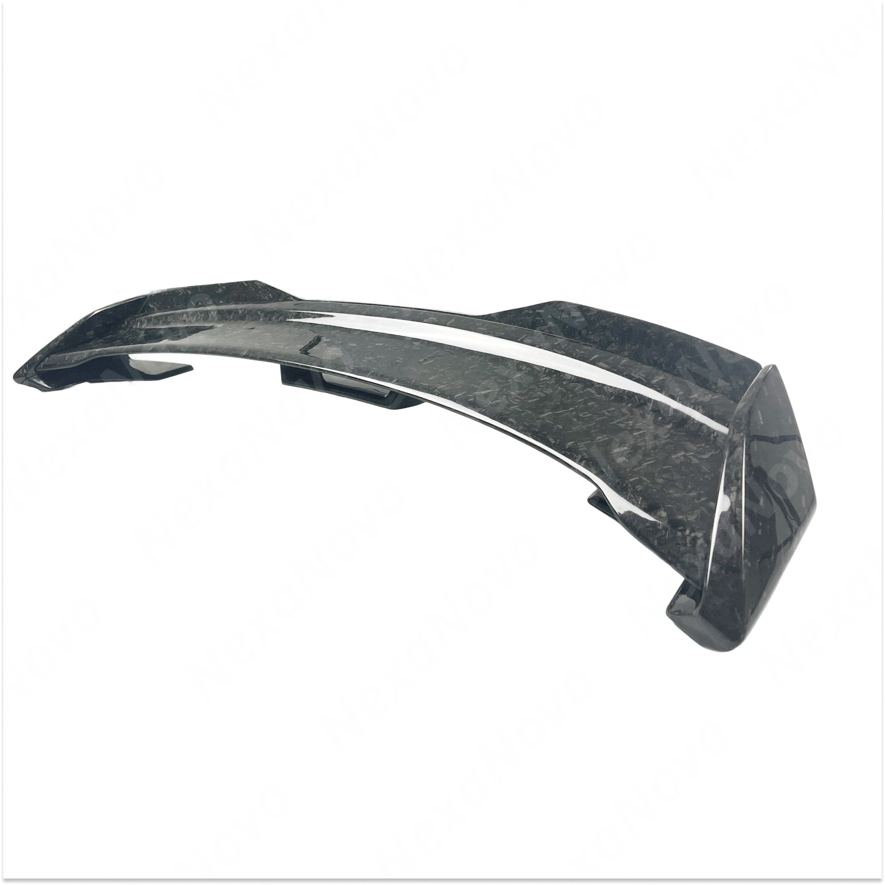 Stylish Rear Decklid Spoiler in Carbon Fiber for EcoBoost Convertible 2-Door Mustang by NexaNovo.