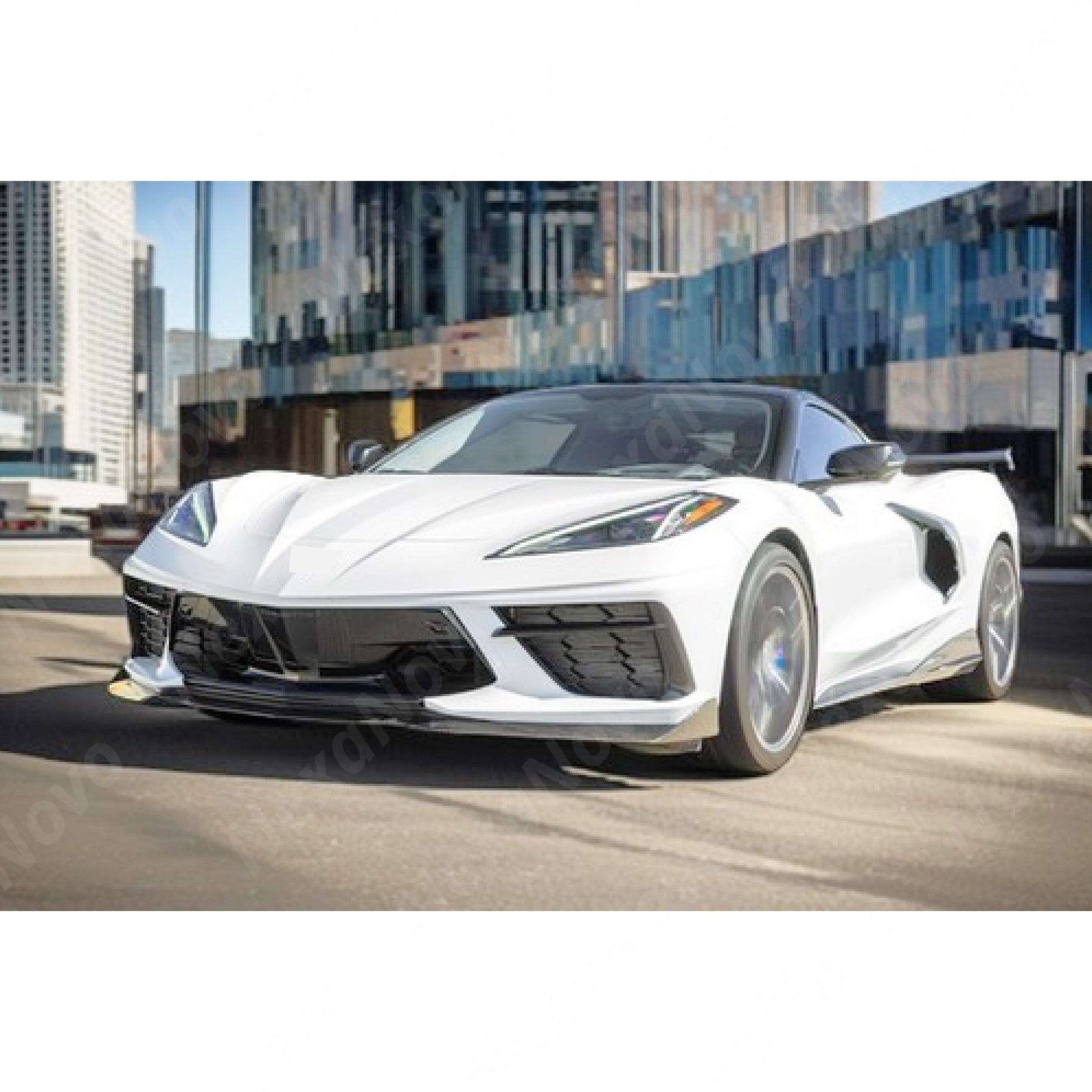 Aerodynamic Gloss Black Automobile Exterior Body Kits for 2021 Corvette C8 by NexaNovo