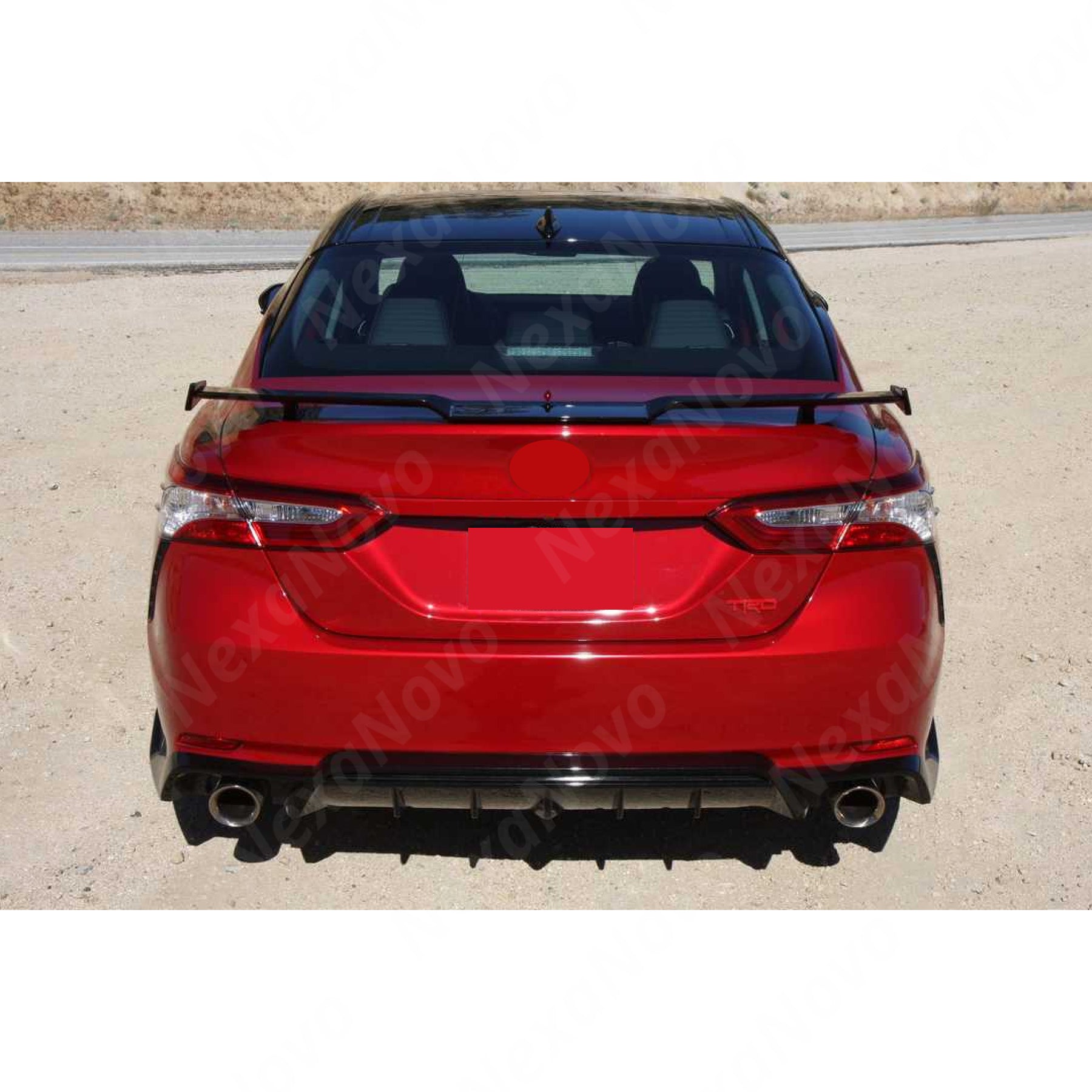 Aerodynamic TRD Style Front Lip and Rear Diffuser with Side Skirt Splitters for 2019 Toyota Camry by NexaNovo