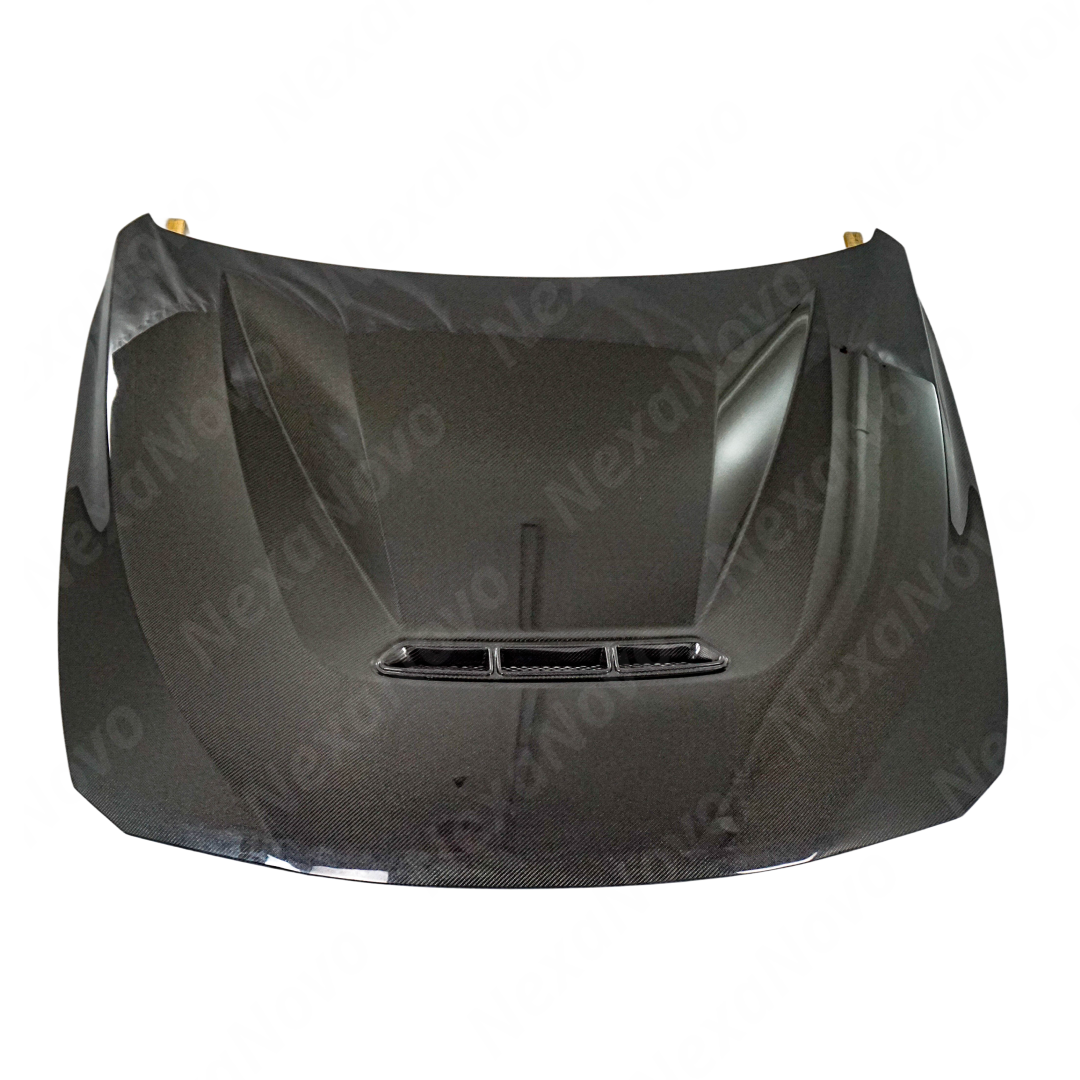 NexaNovo aerodynamic front vented hood for 2016 BMW 330i F30