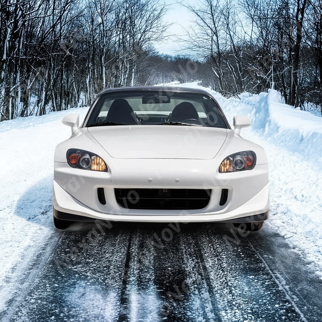 Precision fitment of NexaNovo front lip on a 2006 Honda S2000 AP2