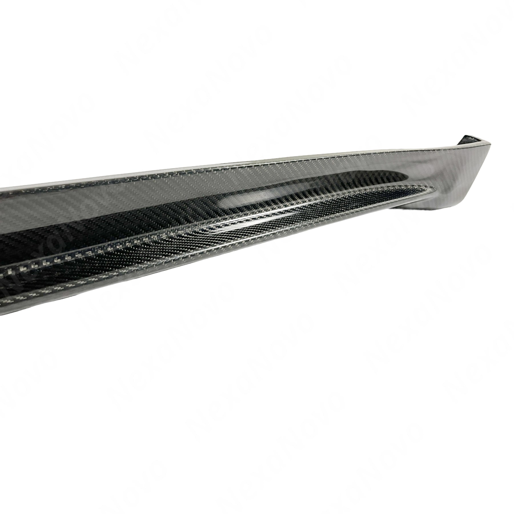 NexaNovo Real Carbon Fiber Side Skirt Splitter Set for 2022 Tesla Model Y