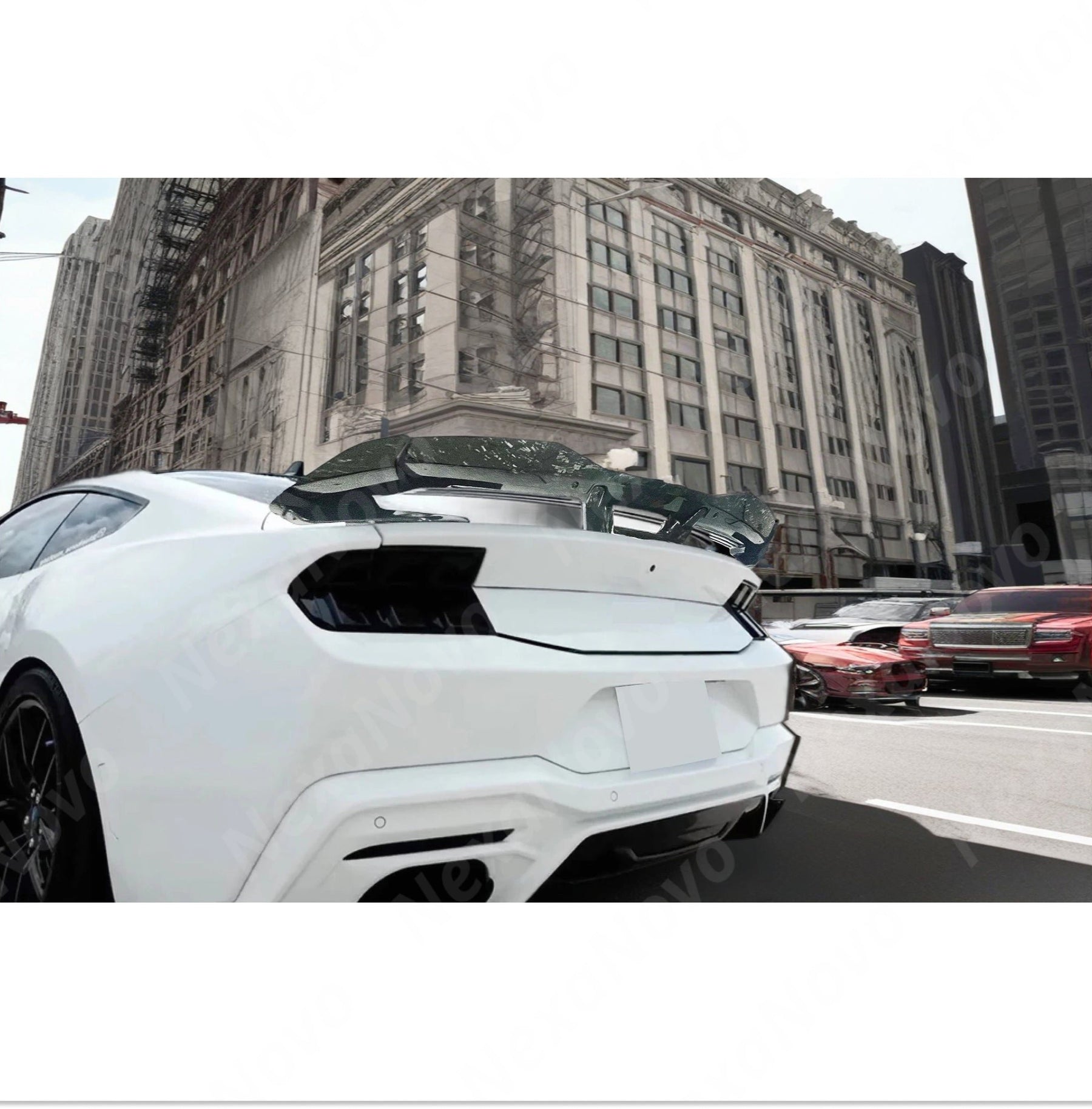 Aerodynamic Rear Trunk Lip Spoiler for 2025 GT Premium Coupe 2-Door by NexaNovo.