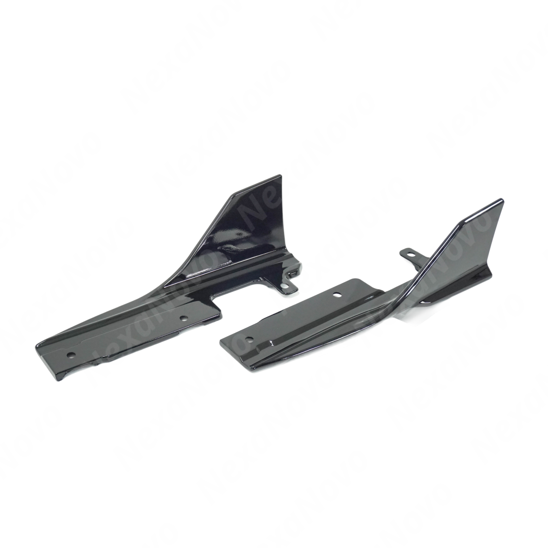 Angled front-side view of G42 showing side skirt integration