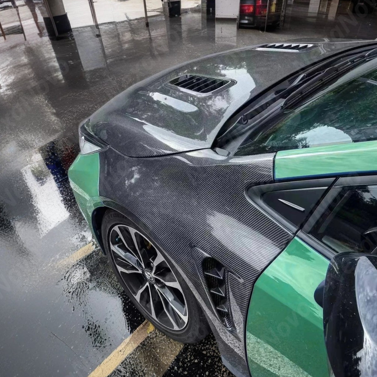 Real Carbon Fiber Wide Body Fender For Toyota GR Corolla (2022-2026) NexaNovo