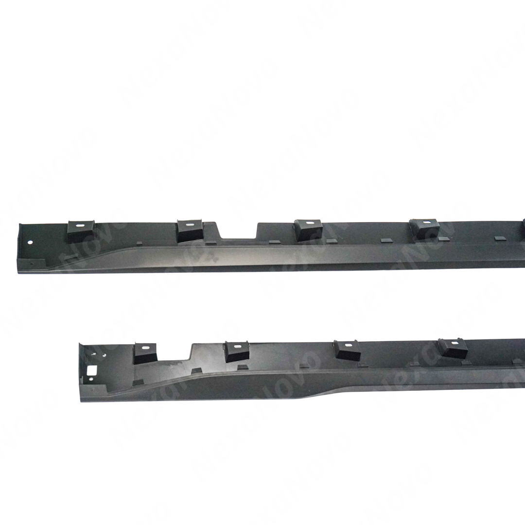 Aerodynamic design of Dark Horse style side skirt for Mustang