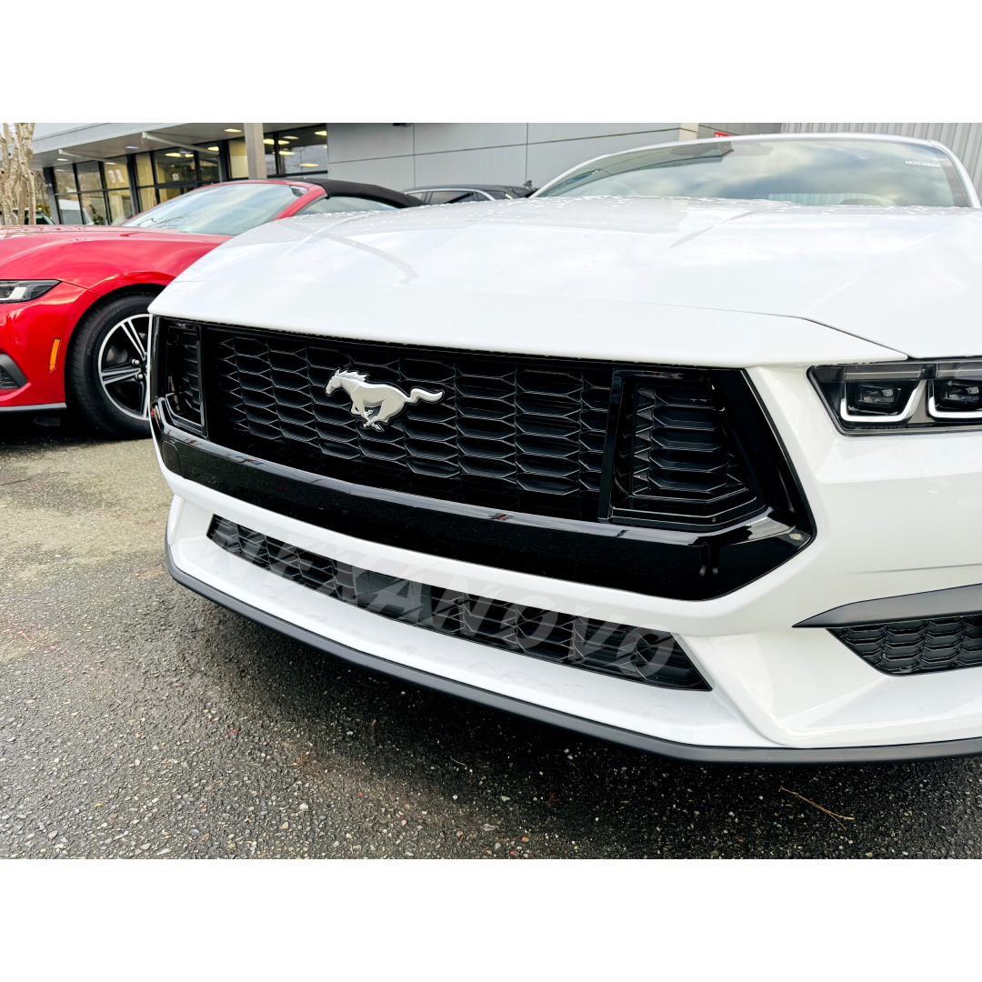 NexaNovo Gloss Black Front Grille for S650 Ford Mustang EcoBoost (2024+)