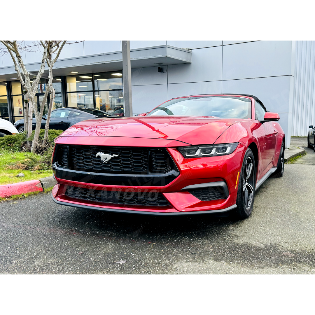 NexaNovo Gloss Black Front Grille for S650 Ford Mustang EcoBoost (2024+)