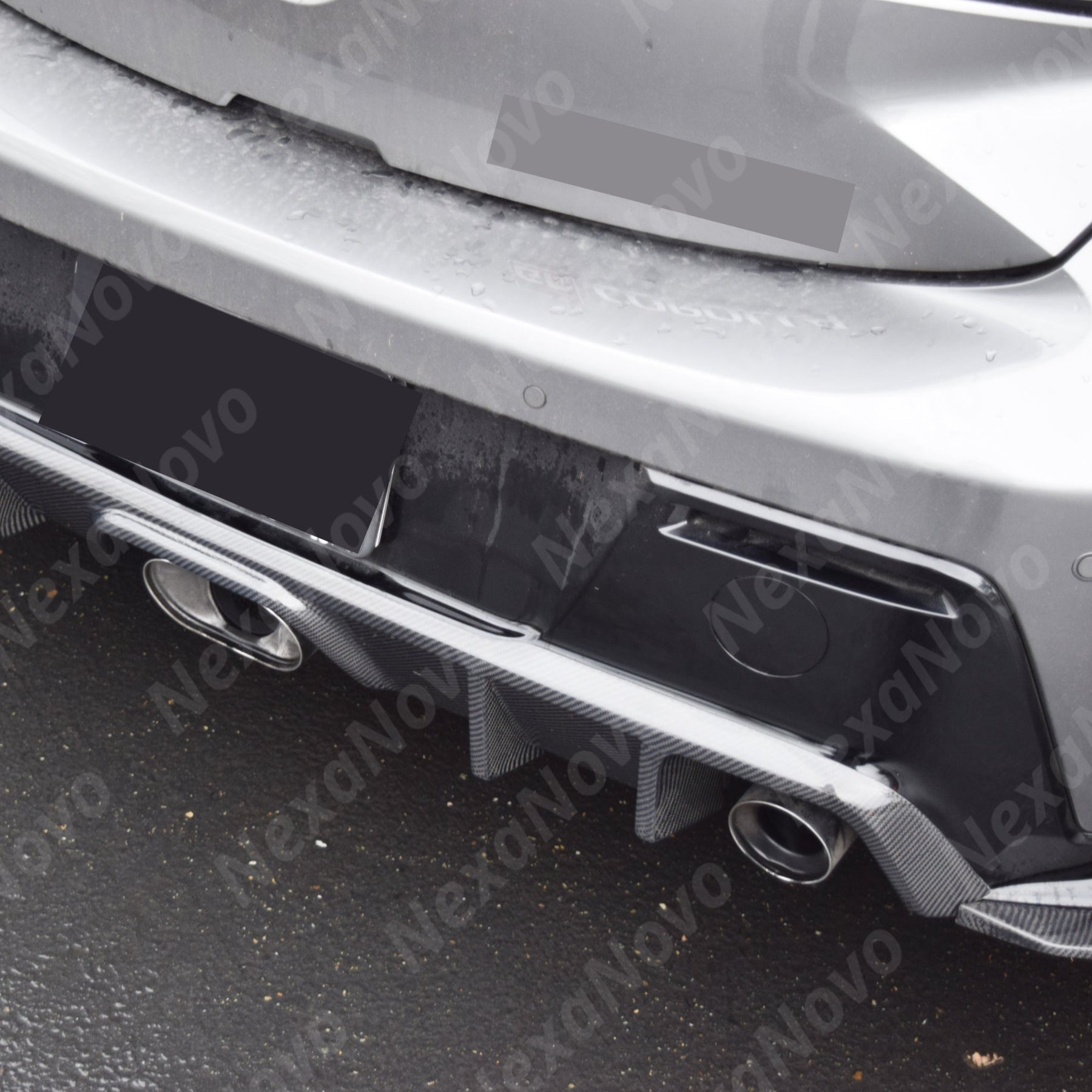 2024 GR Corolla carbon rear body splitter NevaNovo