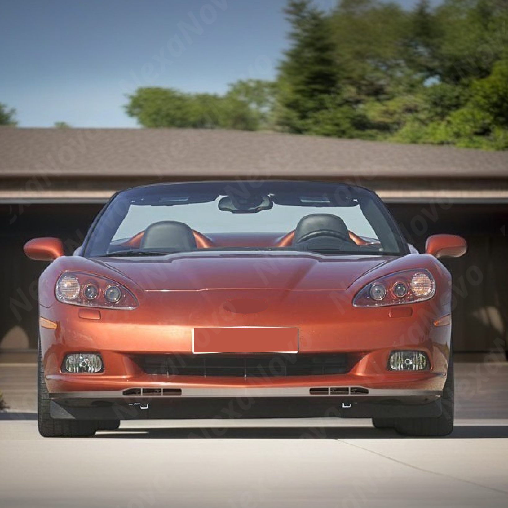 Front bumper lip 2009 Corvette C6 NexaNovo