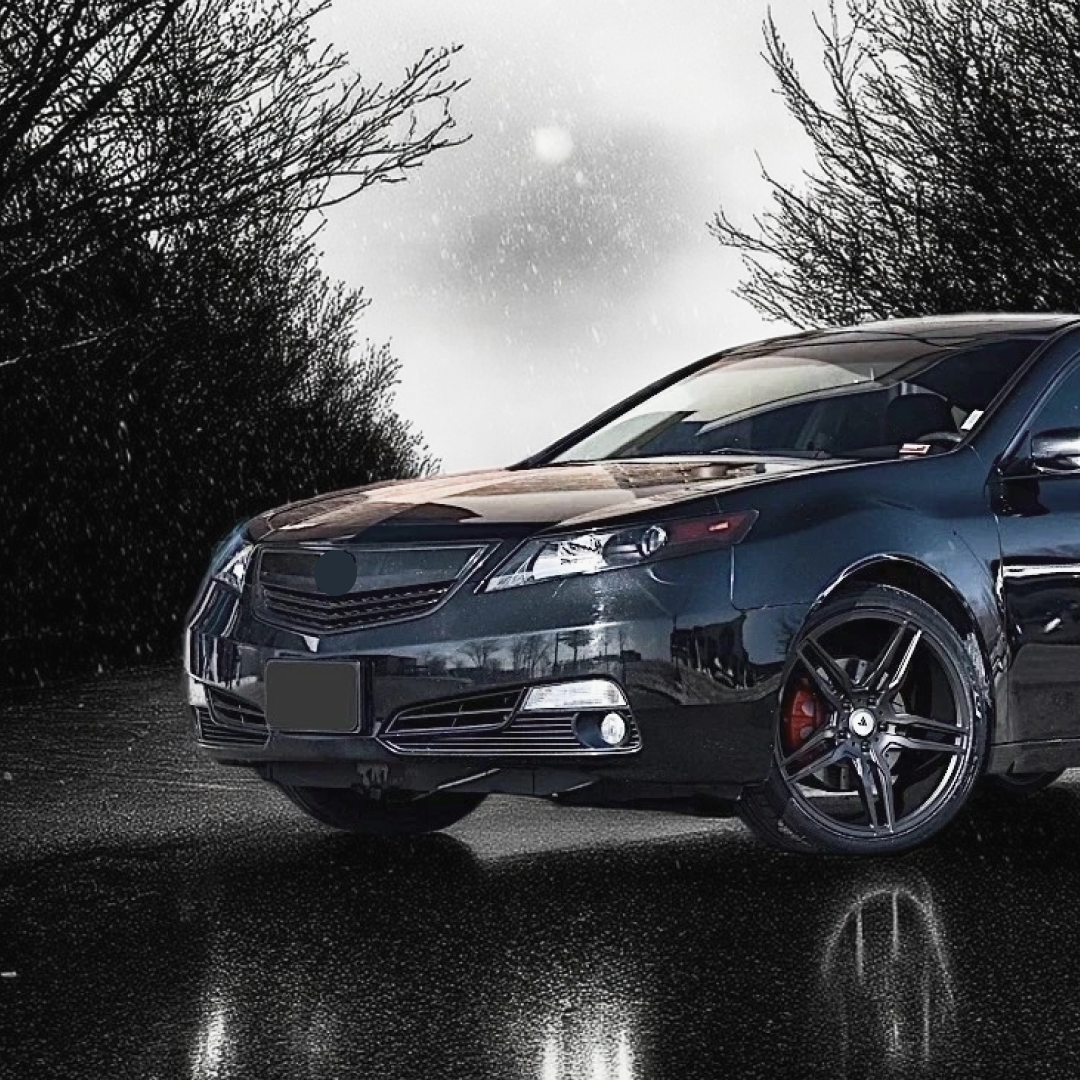 2013 TL gloss black grille with upper trim NexaNovo