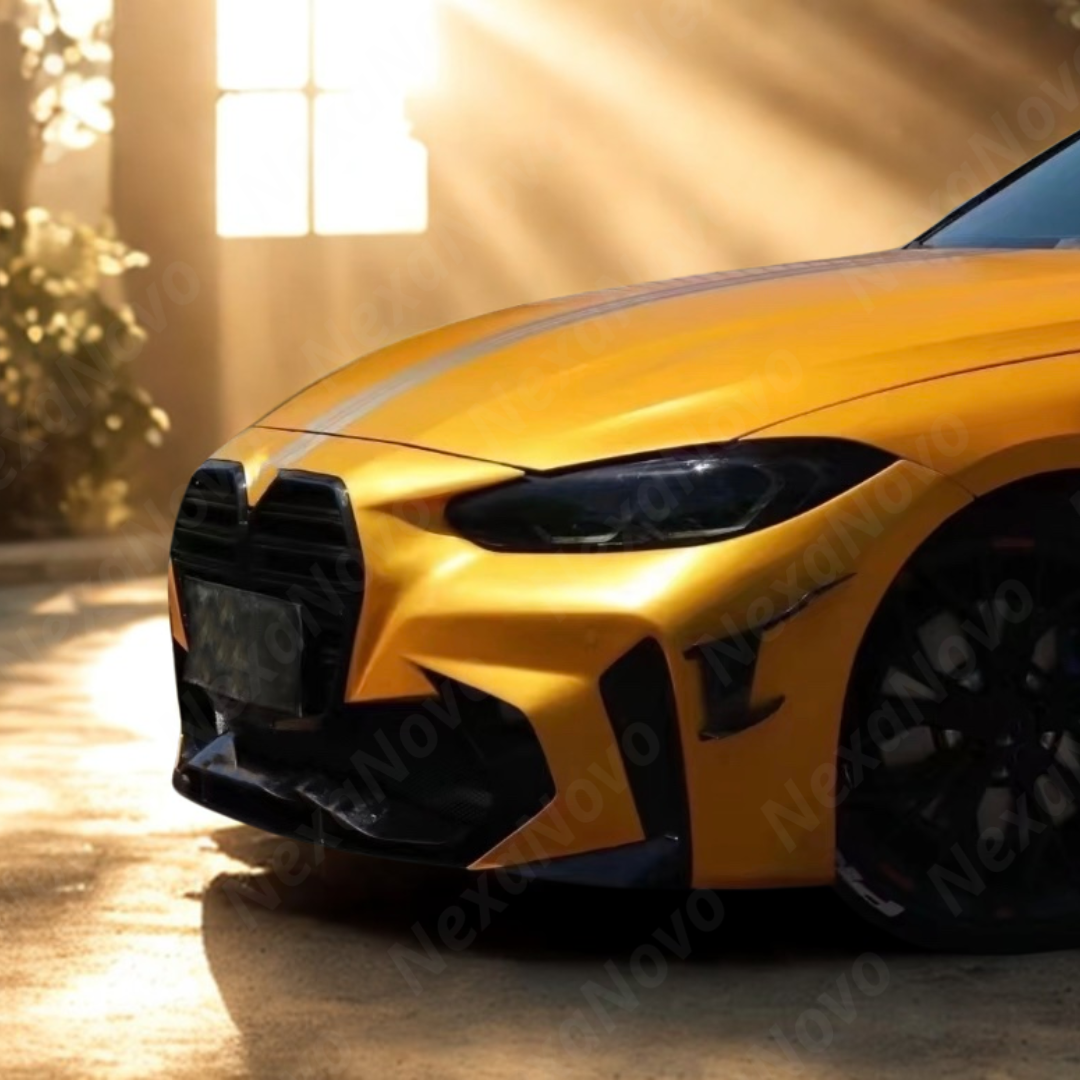 BMW F30 2013 PU bumper set with mesh grille NexaNovo