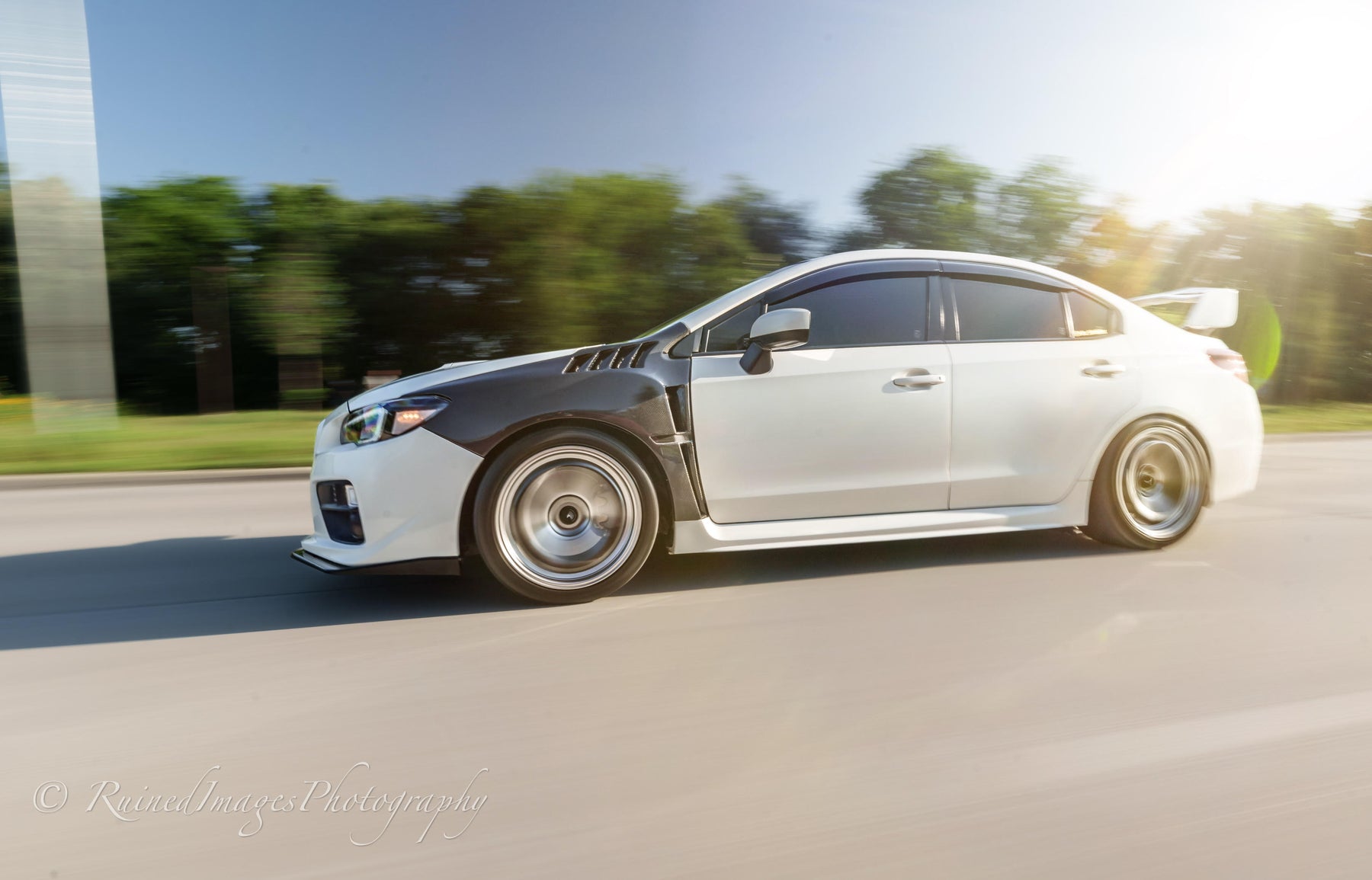 2016 WRX STI real carbon front fenders NexaNovo