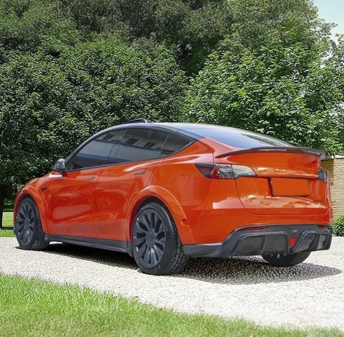 2021 Tesla Model Y carbon fiber trunk wing NexaNovo