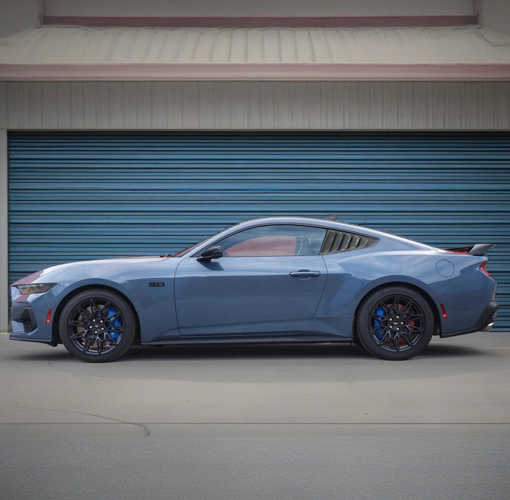 2025 Mustang side louver carbon fiber set NexaNovo