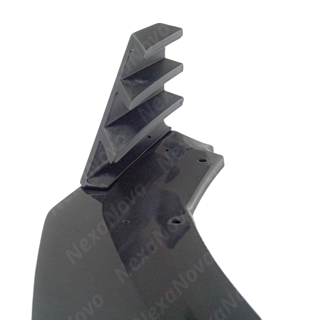 Gloss black splitter for S650 Mustang 2024 NexaNovo