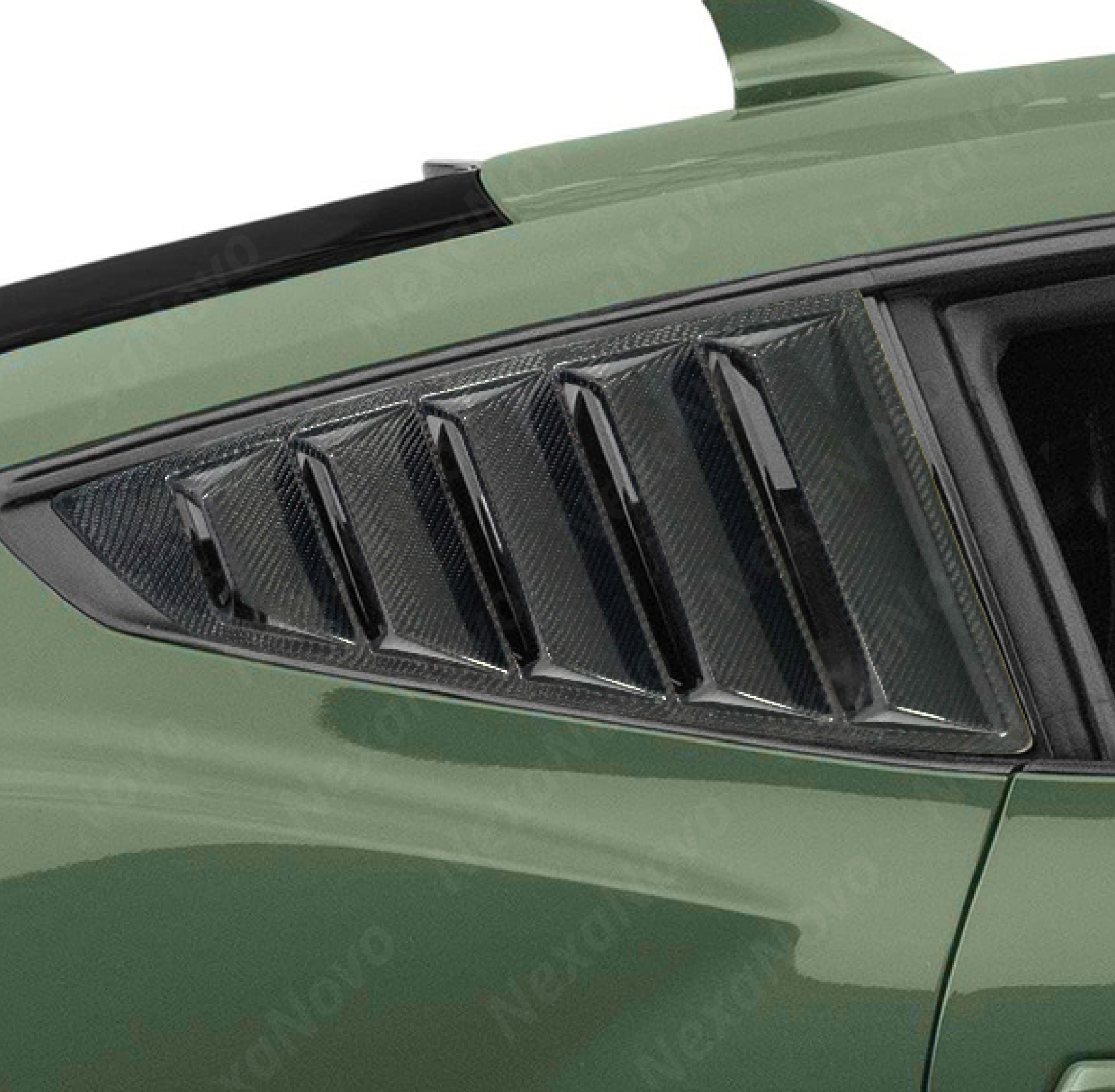 2024 Mustang vent shade carbon louvers NexaNovo