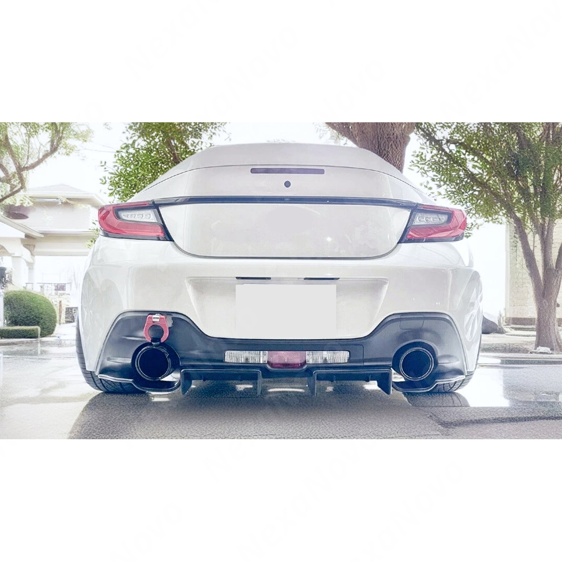 NexaNovo Real Carbon Fiber Rear Bumper Lower Diffuser for 2025 Toyota GR86