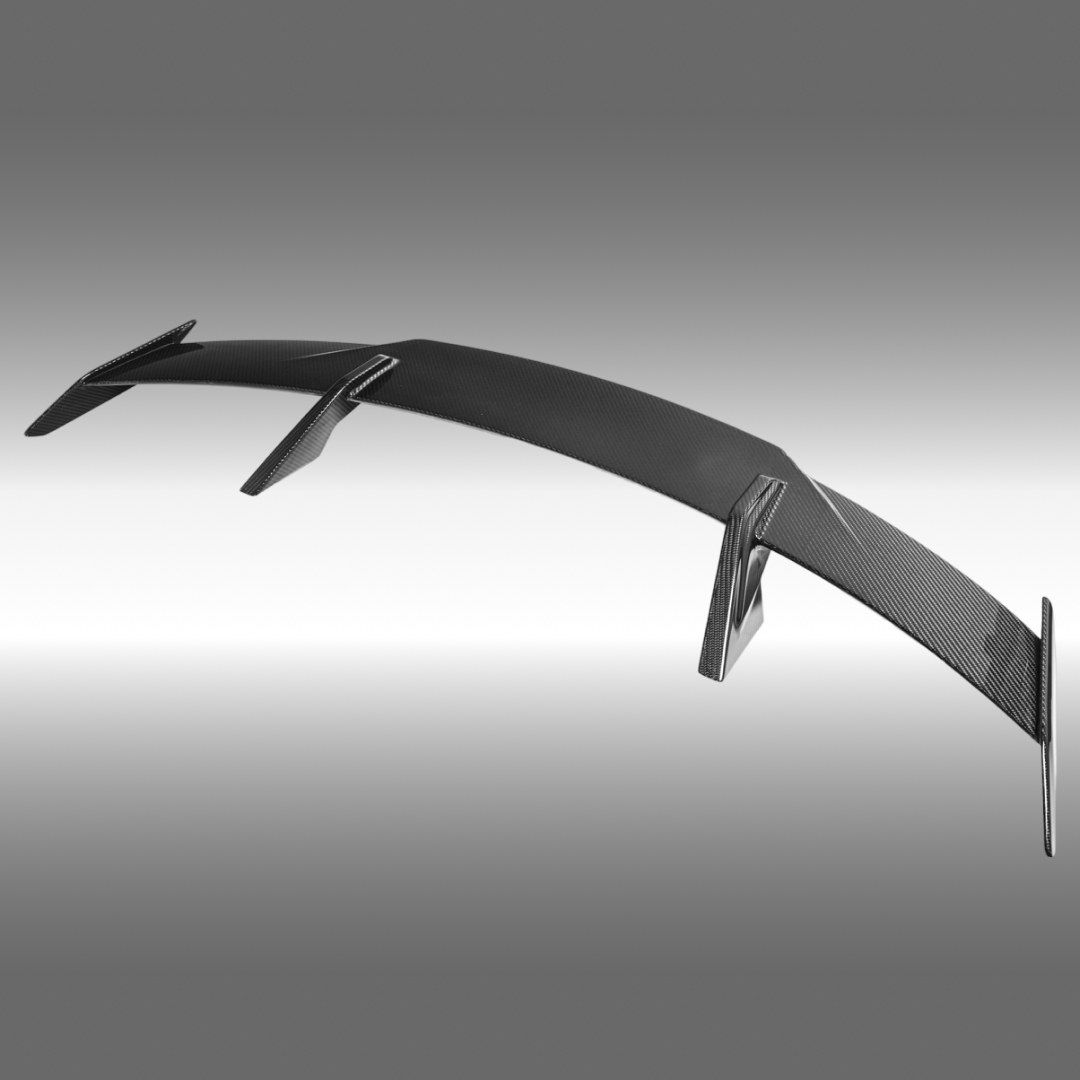 Real carbon fiber rear trunk wing for 2024 BMW 4 Series by NexaNovo.