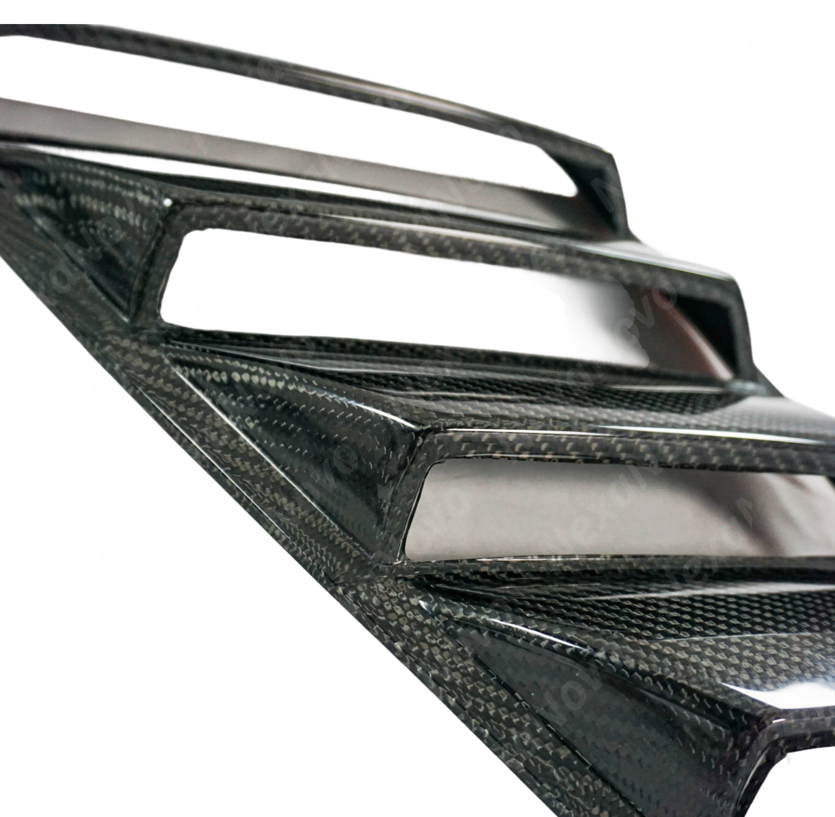 2025 Mustang rear quarter window carbon louvers NexaNovo