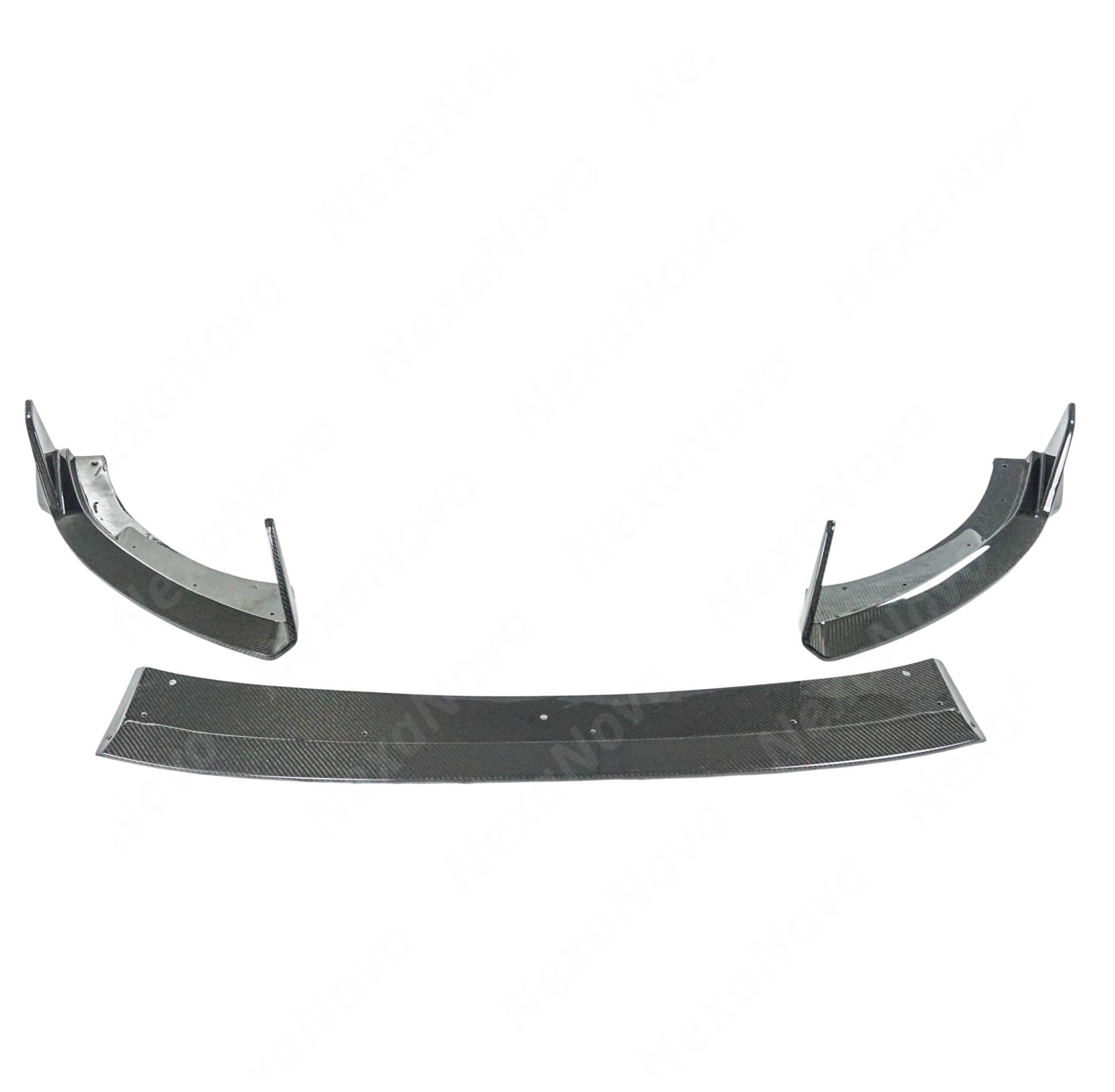Premium carbon fiber front splitter for 2025 Kia K5 by NexaNovo.