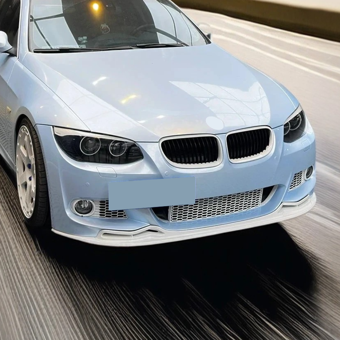 2011 BMW 3 Series E92 LCI M Sport gloss black front splitter bumper lip by NexaNovo.