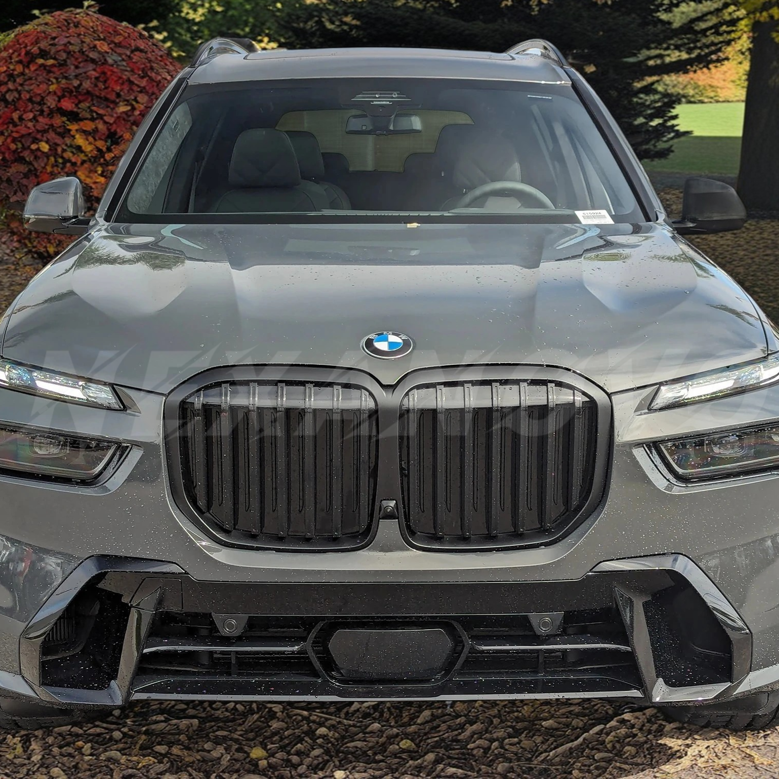 BMW X7 G07 LCI 2025 gloss black kidney grille – NexaNovo