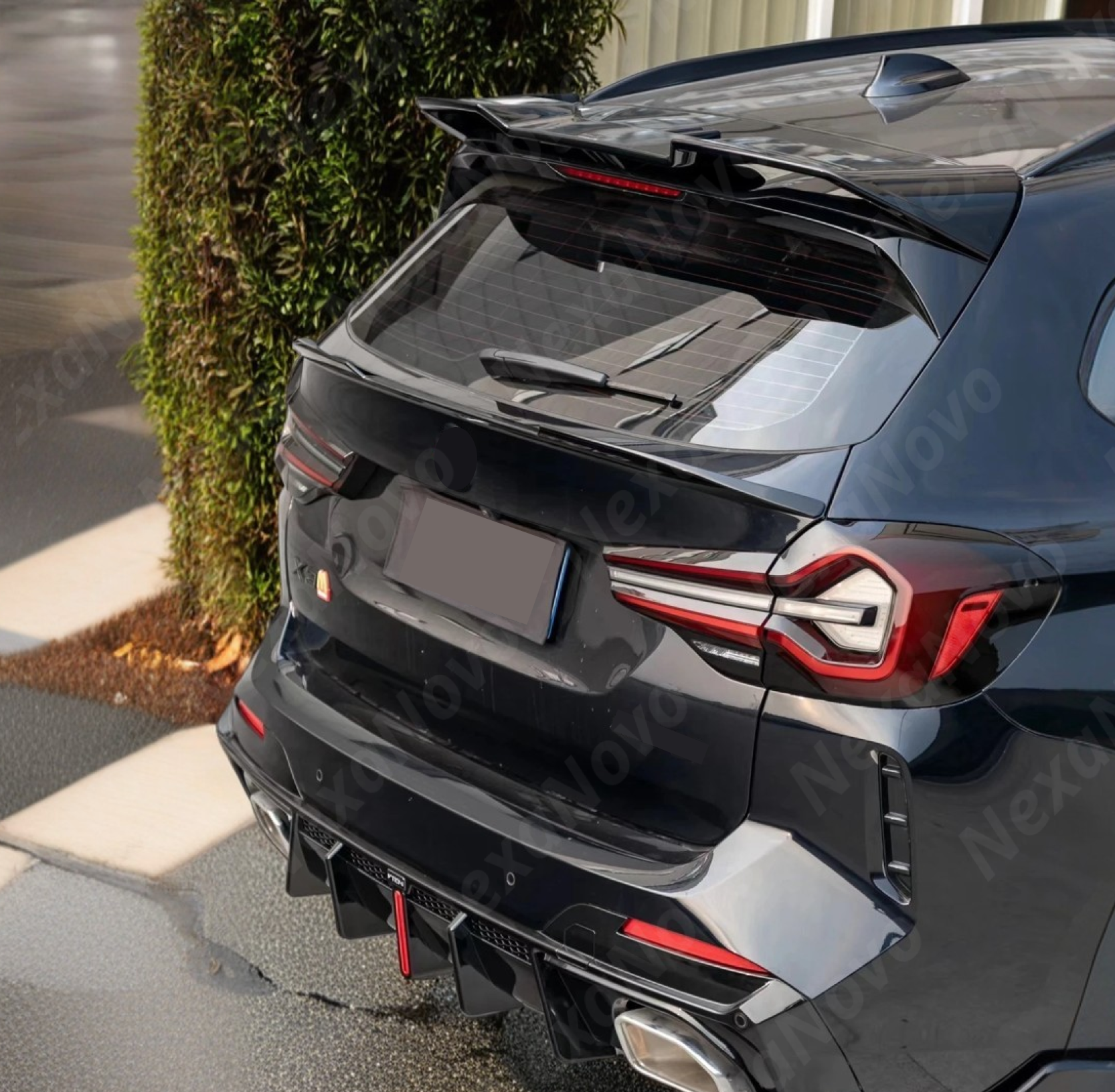 Roof spoiler wing for BMW X3 G01 LCI M Sport 2022-2024 by NexaNovo.