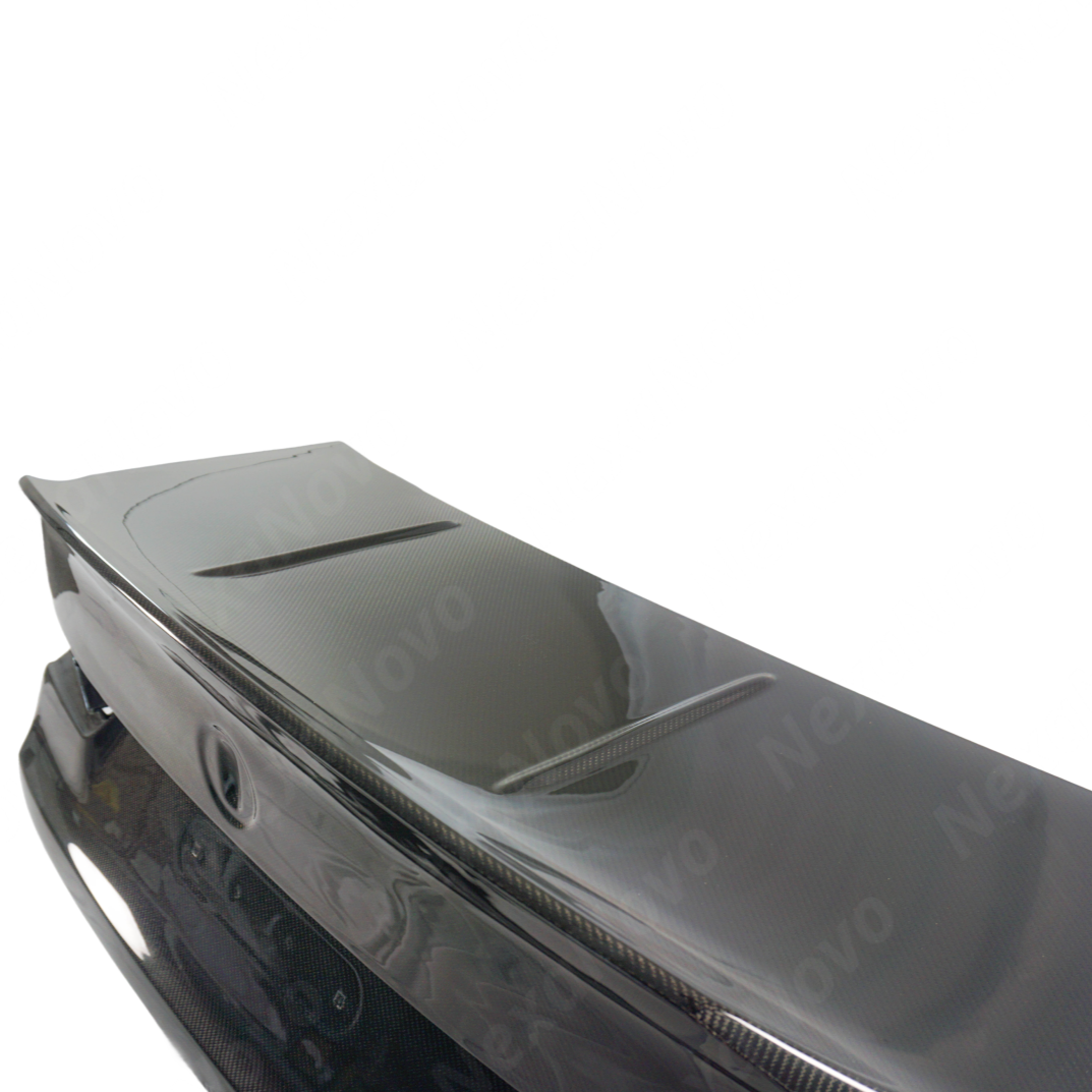 Real carbon fiber trunk upgrade for 2022 BMW G22 M440i xDrive Coupe by NexaNovo.