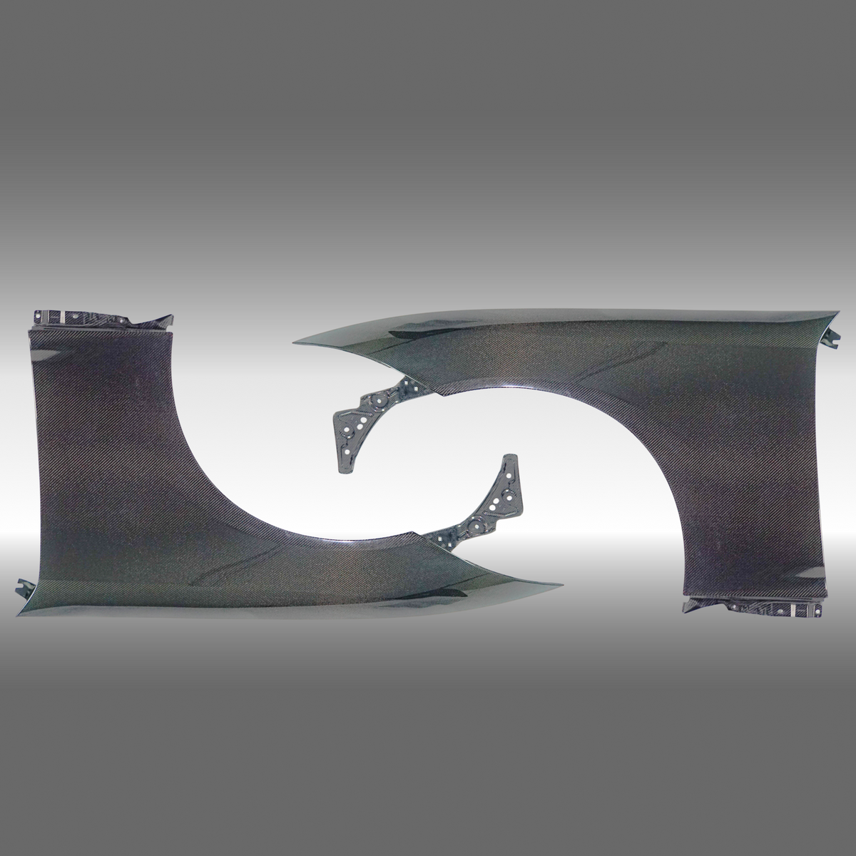 Aggressive styling carbon fiber vented front fenders for Nissan 400Z 2023 by NexaNovo.