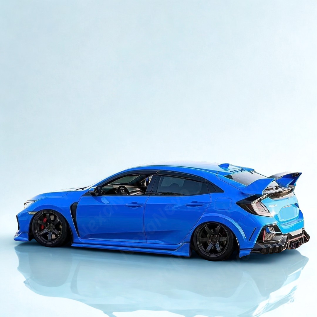 Civic FK8 carbon side skirts 2017–2021 NexaNovo upgrade