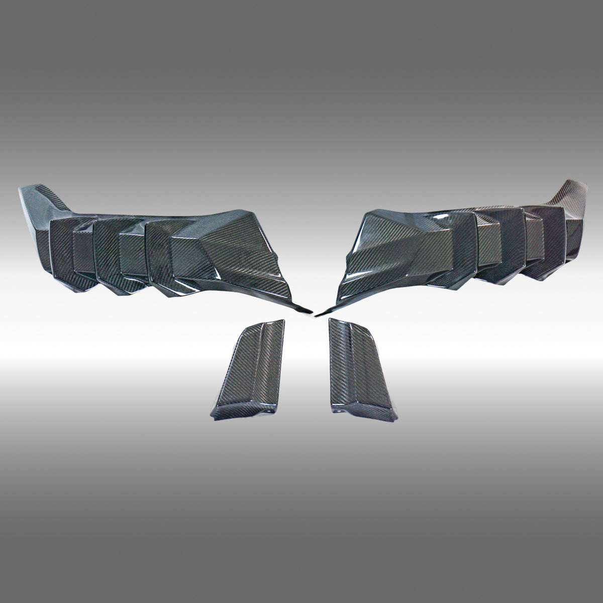 2018 Honda Civic Type R Touring carbon fiber lower bumper spoiler by NexaNovo